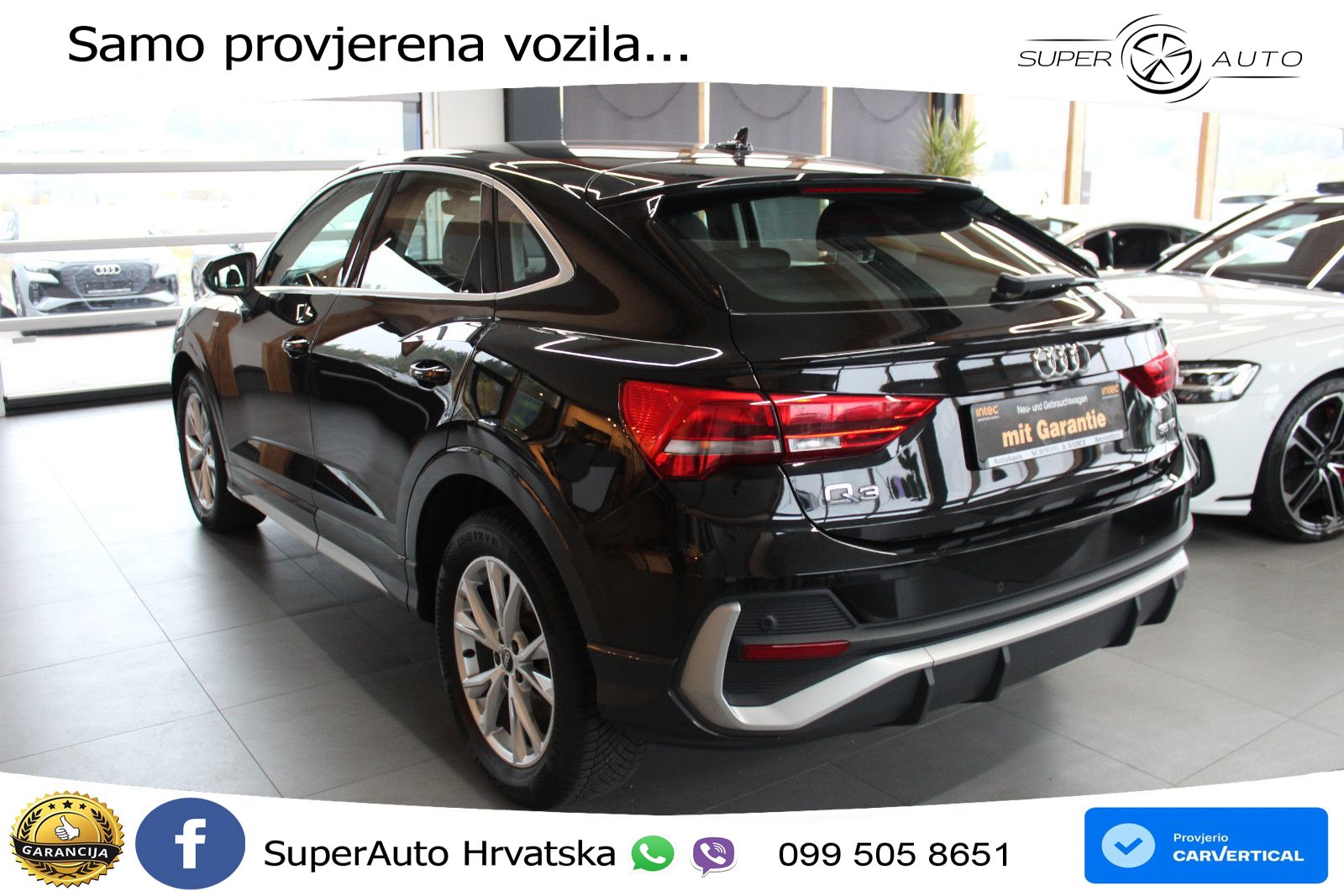 Audi Q3 Sportback 35 TDI (150 KS) S tronic S line LED+GR SJED+ACC