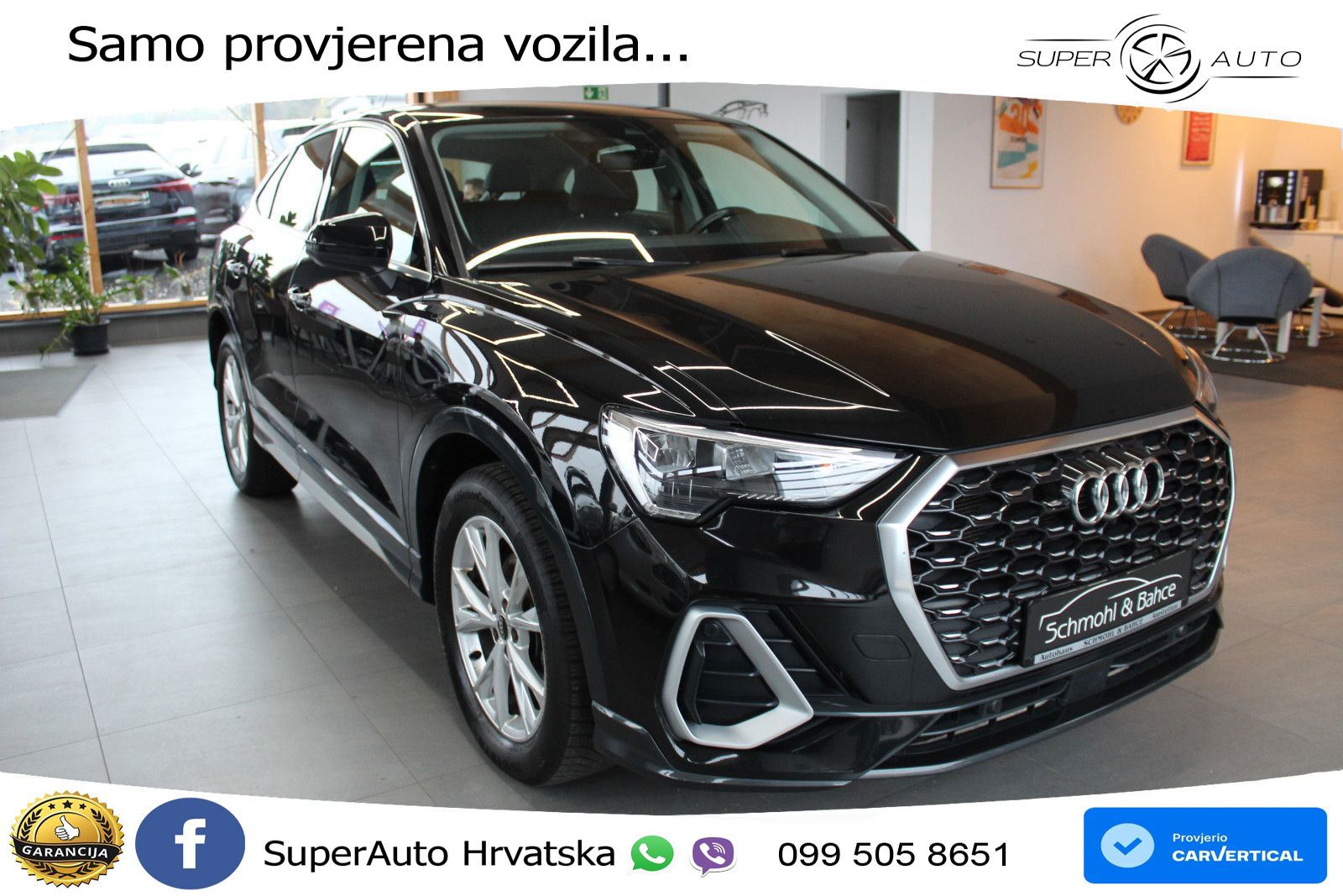 Audi Q3 Sportback 35 TDI (150 KS) S tronic S line LED+GR SJED+ACC