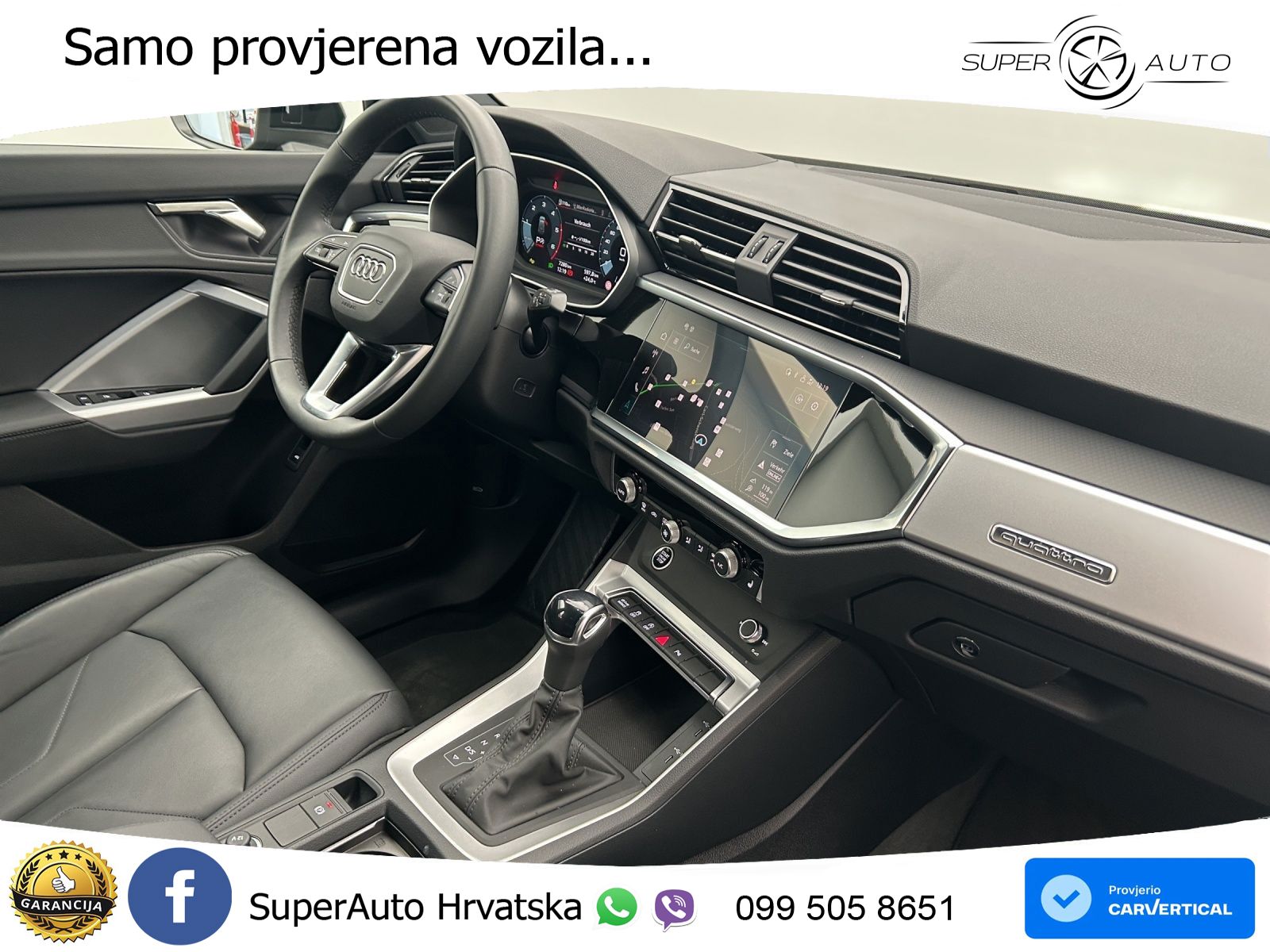 Audi Q3 40 TDI (193 KS) quattro S tronic LED+GR SJED+ACC