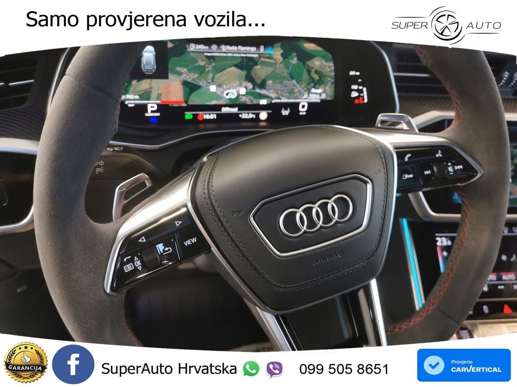 Audi RS6 Avant 4.0 TFSI V8 performance (630 KS)  quattro tiptronic LED+GR SJED+ACC