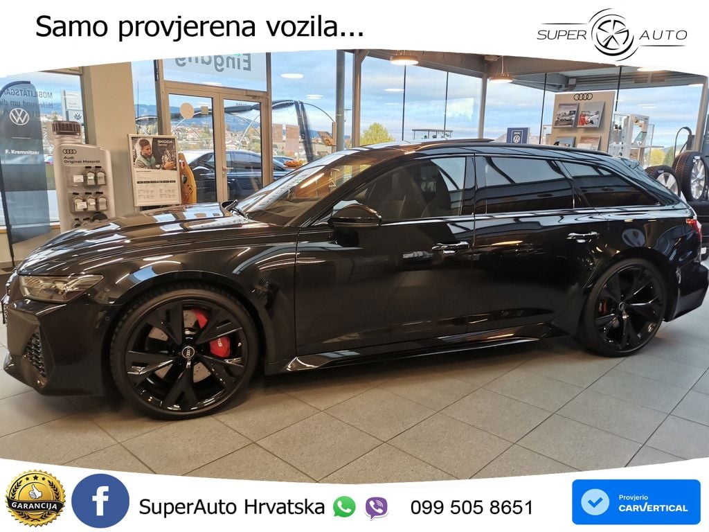 Audi RS6 Avant 4.0 TFSI V8 performance (630 KS)  quattro tiptronic LED+GR SJED+ACC