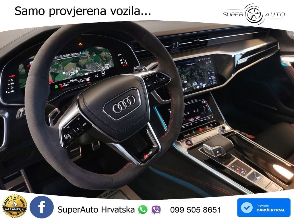 Audi RS6 Avant 4.0 TFSI V8 performance (630 KS)  quattro tiptronic LED+GR SJED+ACC