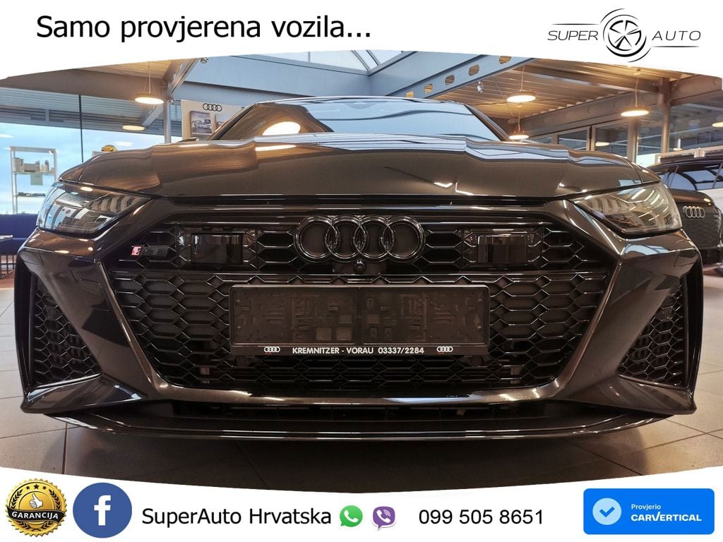 Audi RS6 Avant 4.0 TFSI V8 performance (630 KS)  quattro tiptronic LED+GR SJED+ACC