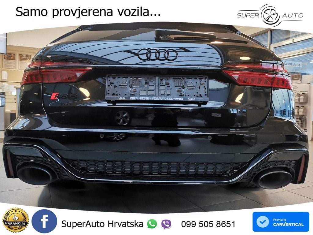 Audi RS6 Avant 4.0 TFSI V8 performance (630 KS)  quattro tiptronic LED+GR SJED+ACC