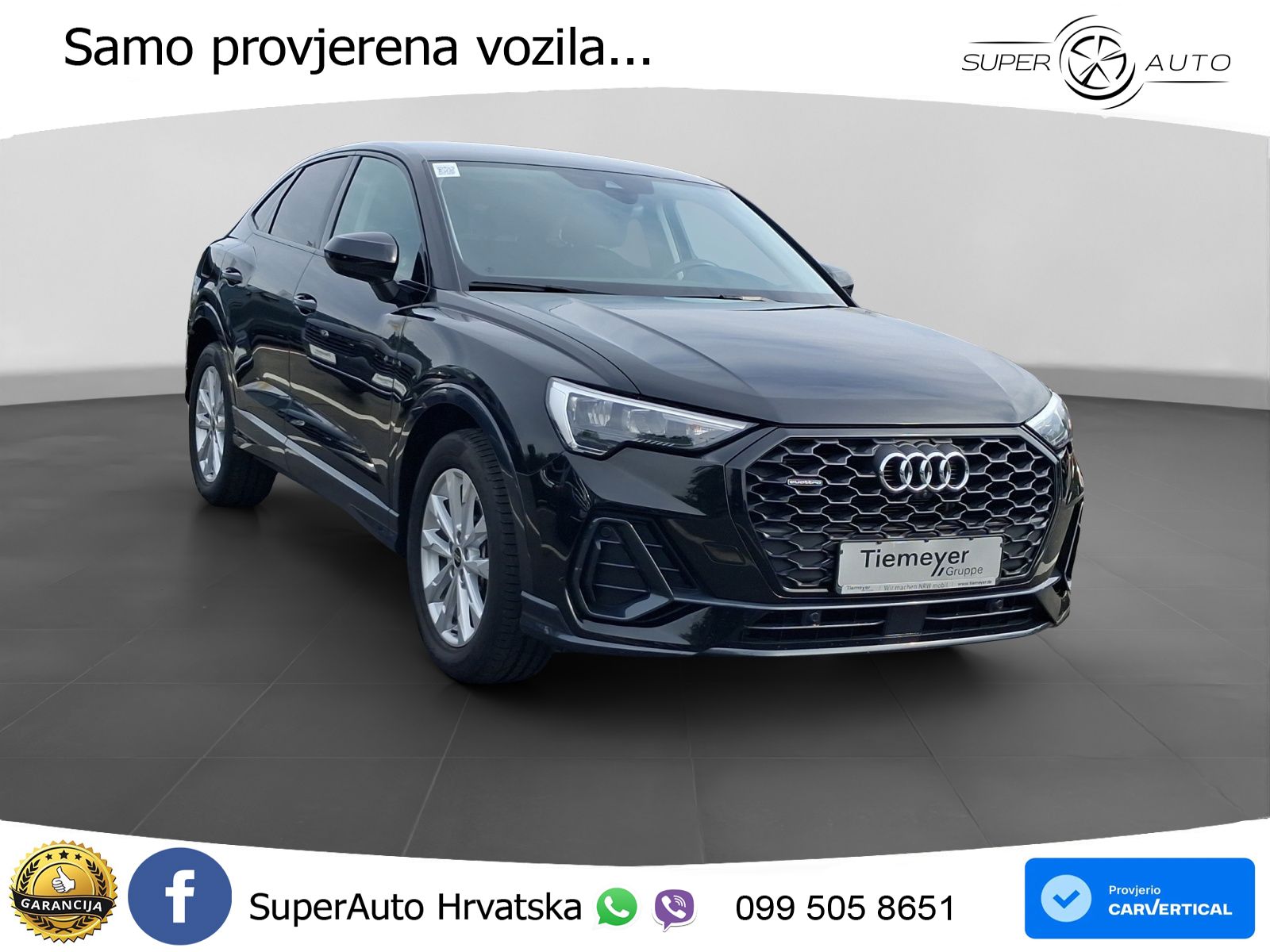 Audi Q3 II Sportback 40 TFSI (190 KS) quattro S tronic LED+GR SJED+ACC