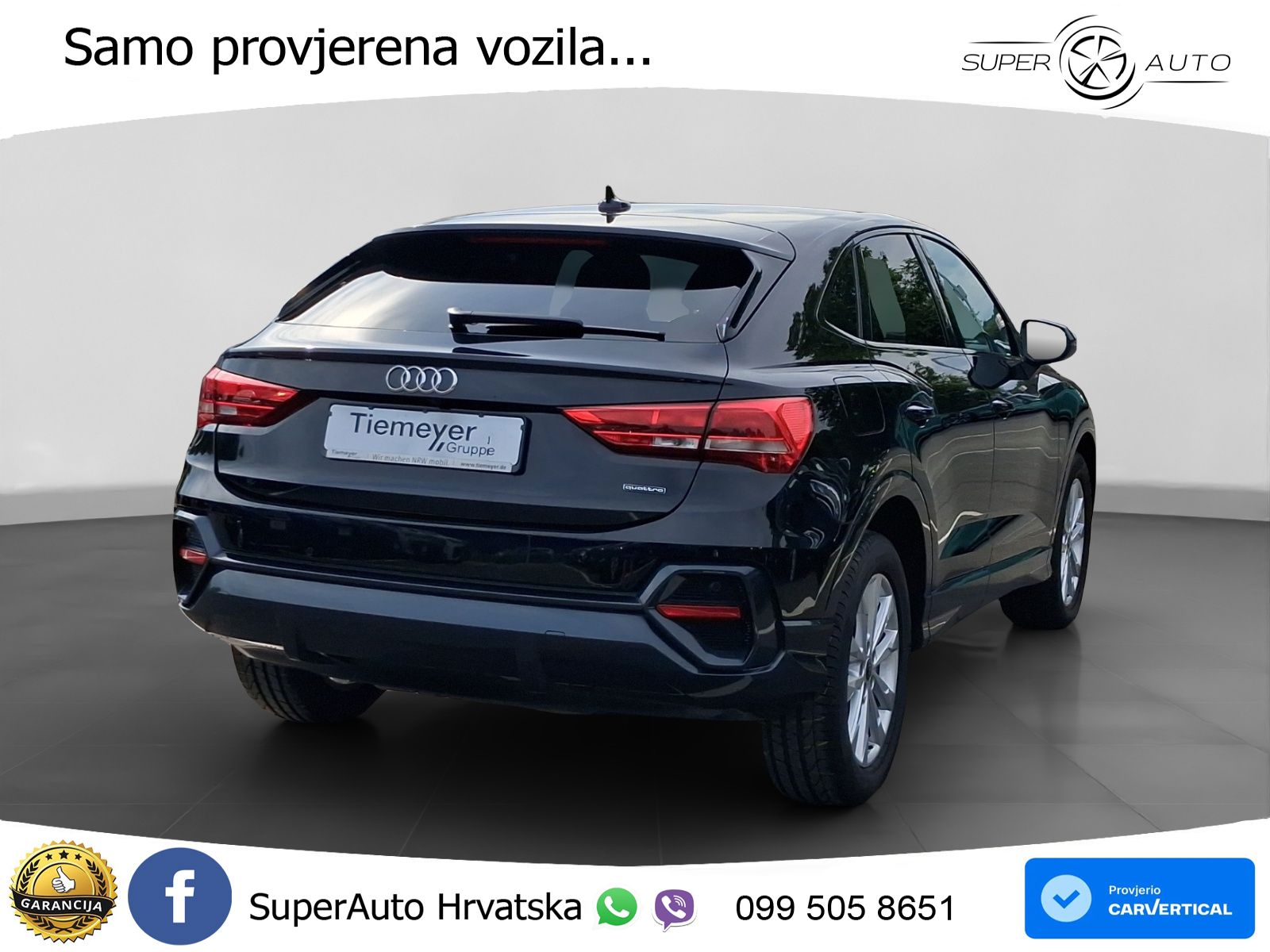 Audi Q3 II Sportback 40 TFSI (190 KS) quattro S tronic LED+GR SJED+ACC