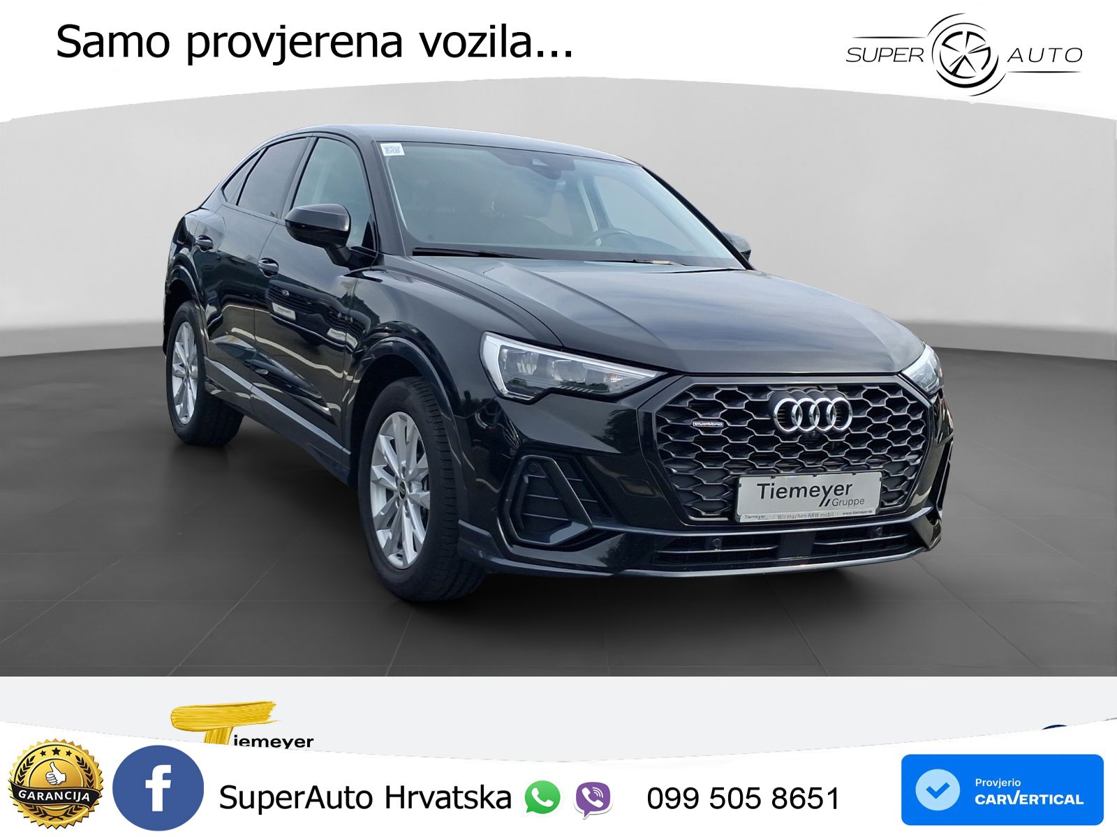 Audi Q3 II Sportback 40 TFSI (190 KS) quattro S tronic LED+GR SJED+ACC
