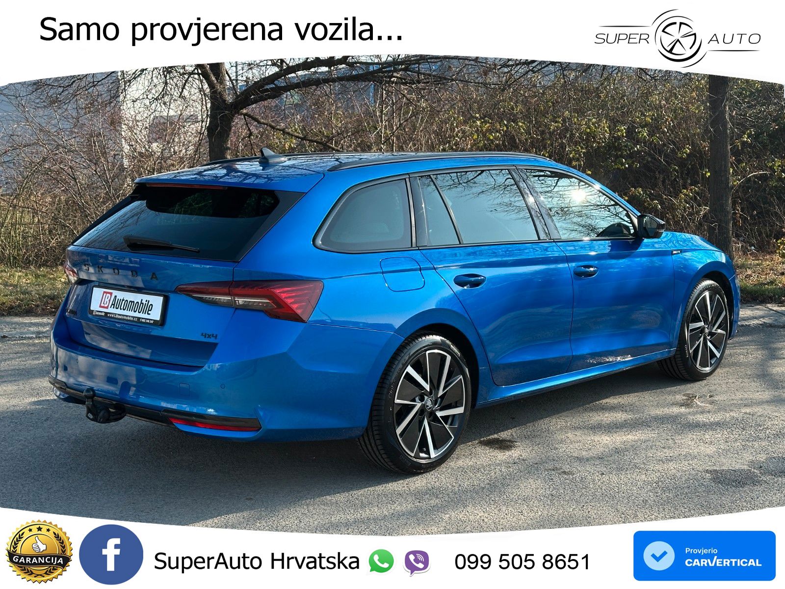 Škoda Octavia Combi 2.0 TSI (204 KS) 4x4 DSG SportLine MATRIX+GR SJED+KAM