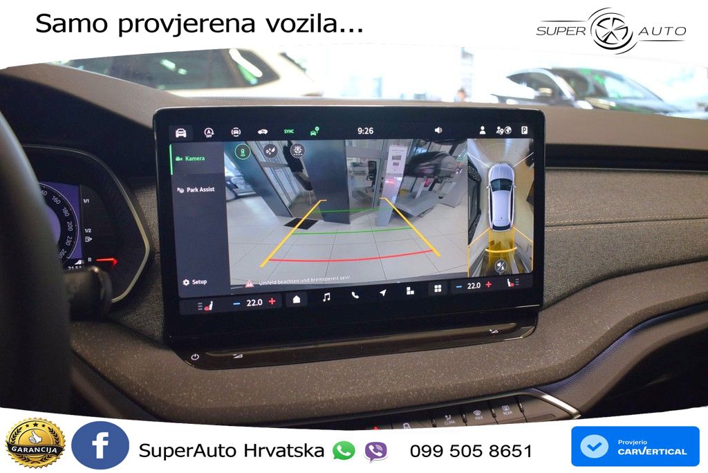 Škoda Octavia Combi 1.5 TSI (150 KS) DSG MATRIX+GR SJED+KAM
