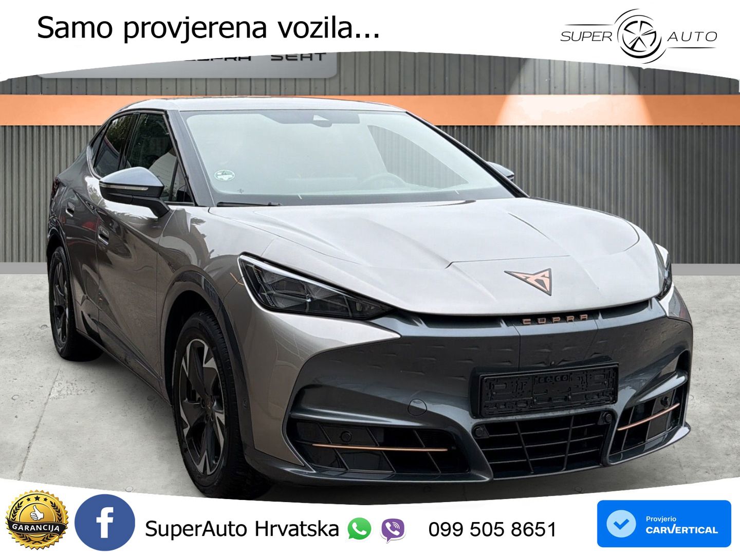 Cupra Tavascan 82 kWh (286 KS) LED+GR SJED+ACC