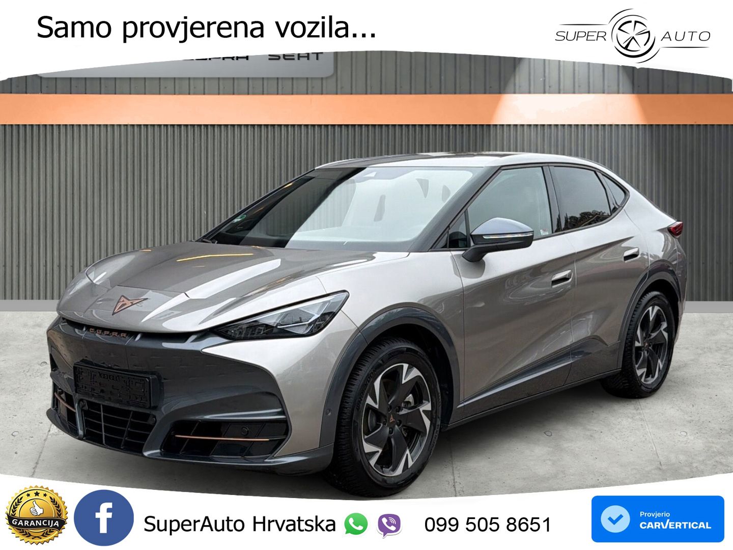 Cupra Tavascan 82 kWh (286 KS) LED+GR SJED+ACC