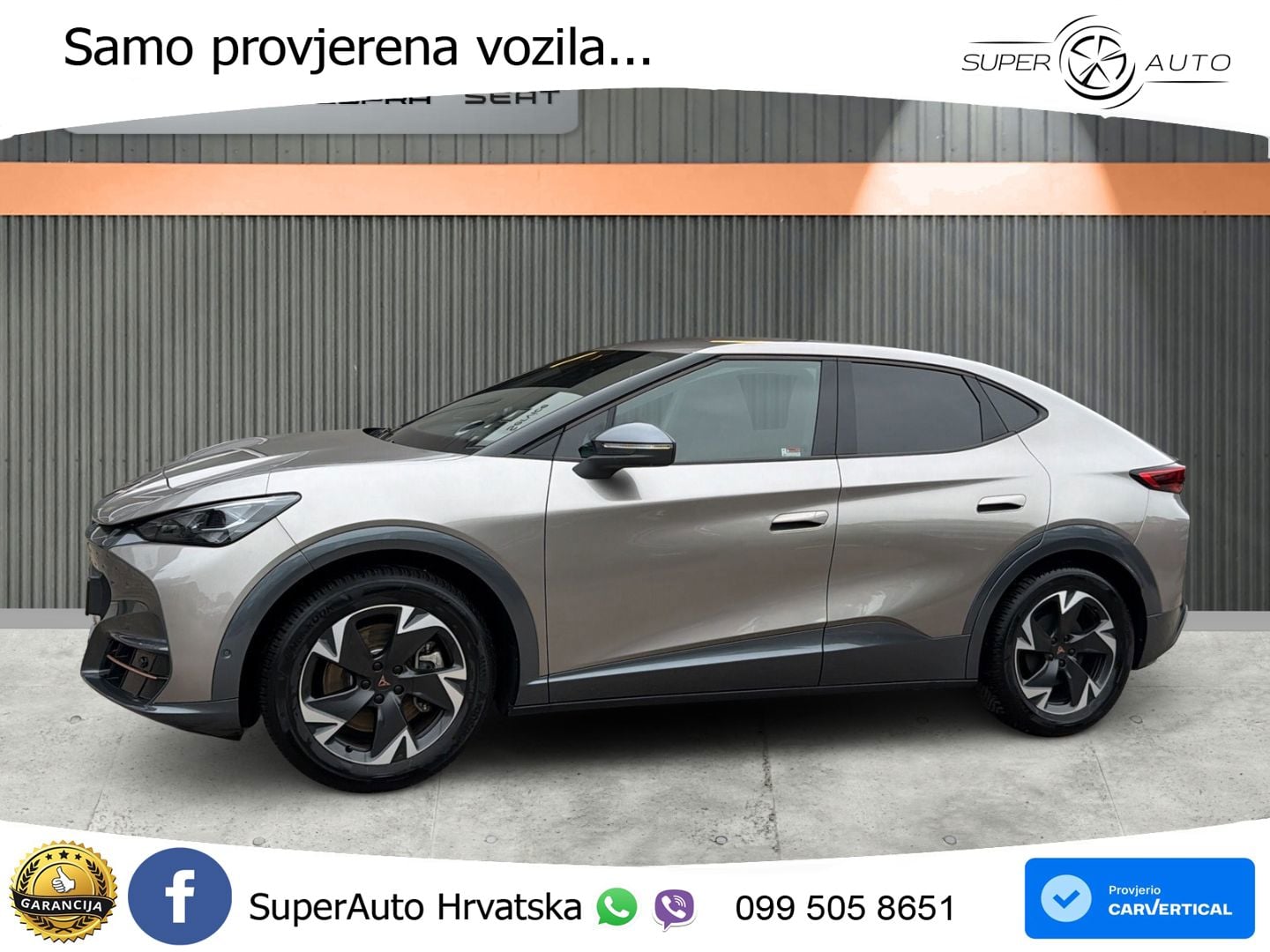 Cupra Tavascan 82 kWh (286 KS) LED+GR SJED+ACC