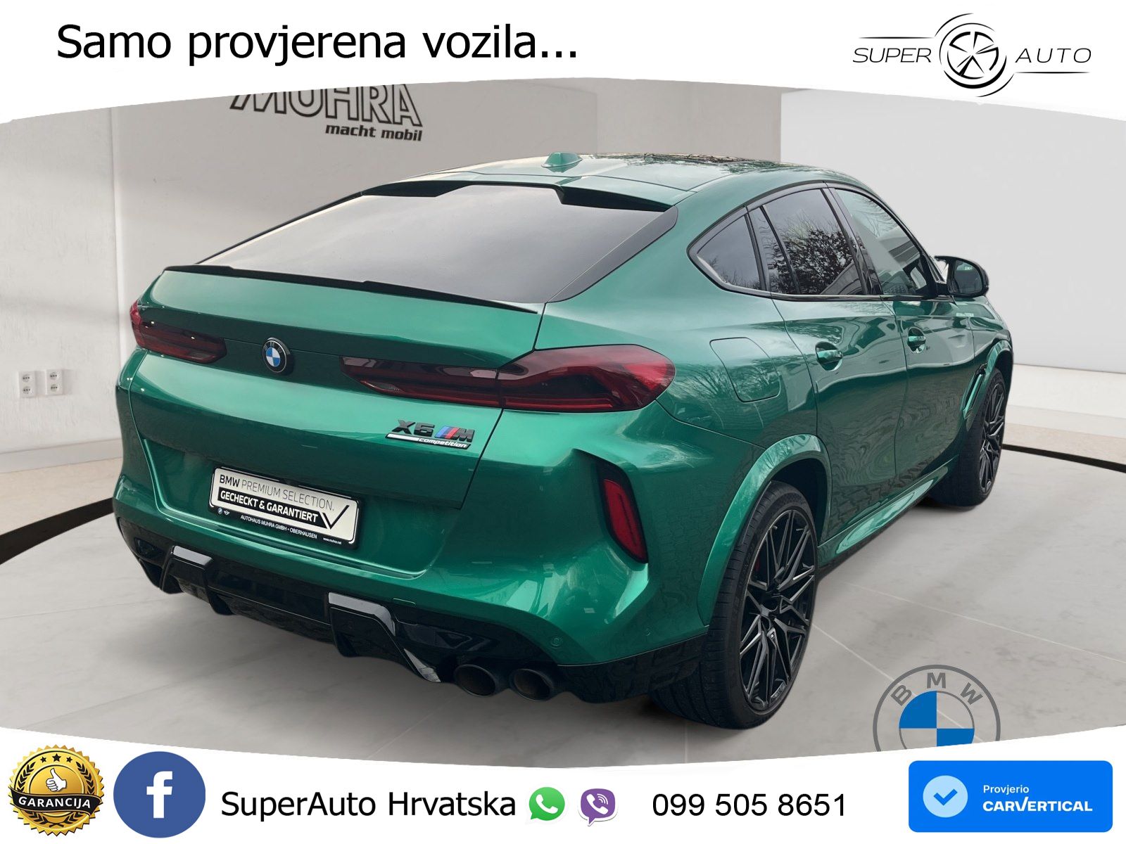 BMW X6 M Competition 4.4 V8 (625 KS) xDrive Steptronic ACC+HEAD+4xGR SJED+360+PANO