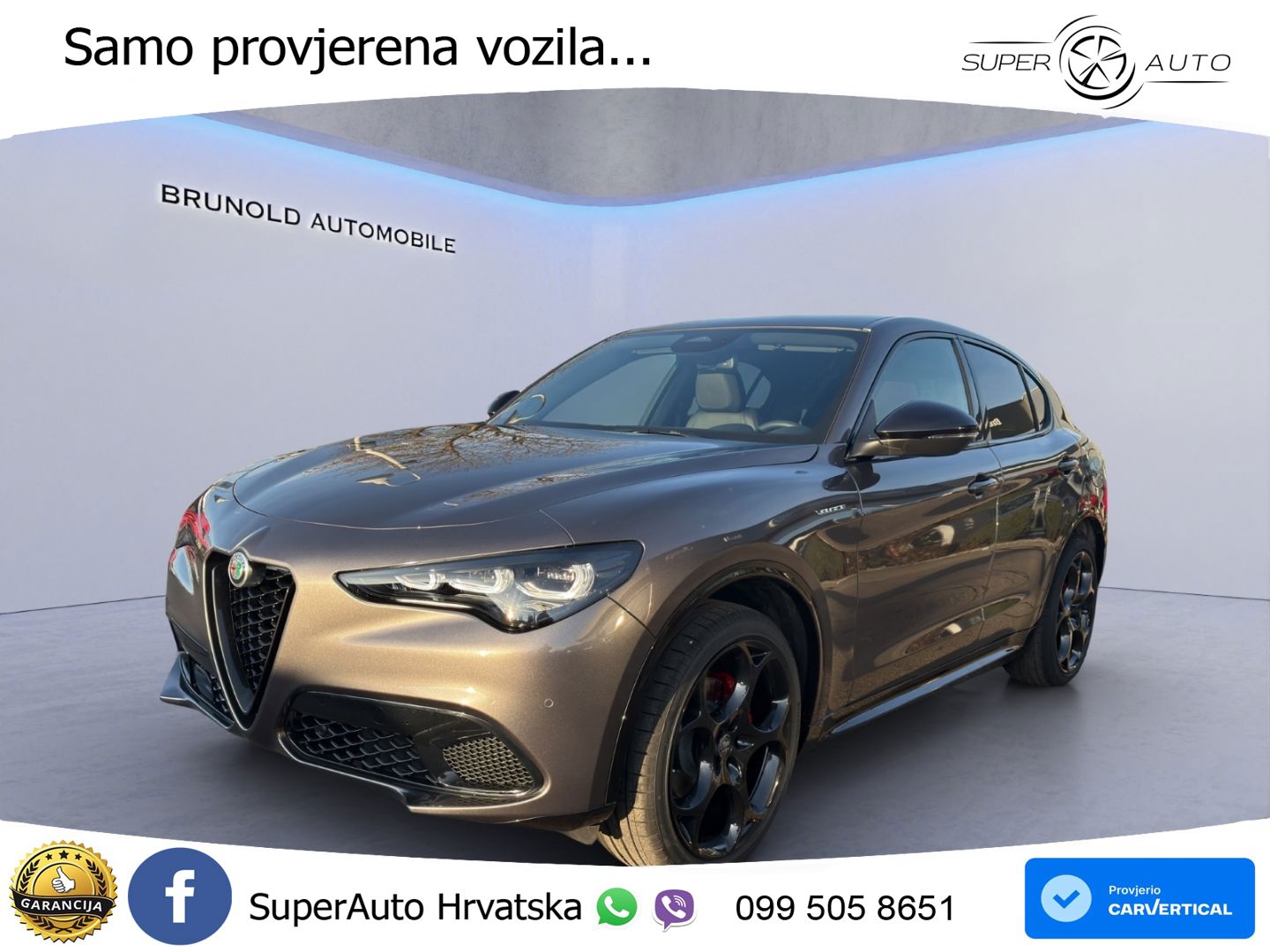 Alfa Romeo Stelvio 2.0 Turbo (280 KS) Q4 Automatic LED+GR SJED+ACC