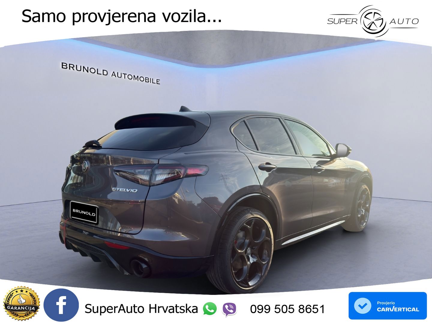 Alfa Romeo Stelvio 2.0 Turbo (280 KS) Q4 Automatic LED+GR SJED+ACC