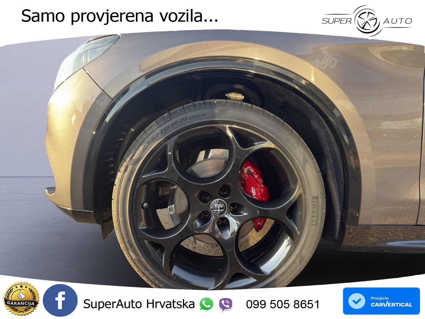 Alfa Romeo Stelvio 2.0 Turbo (280 KS) Q4 Automatic LED+GR SJED+ACC