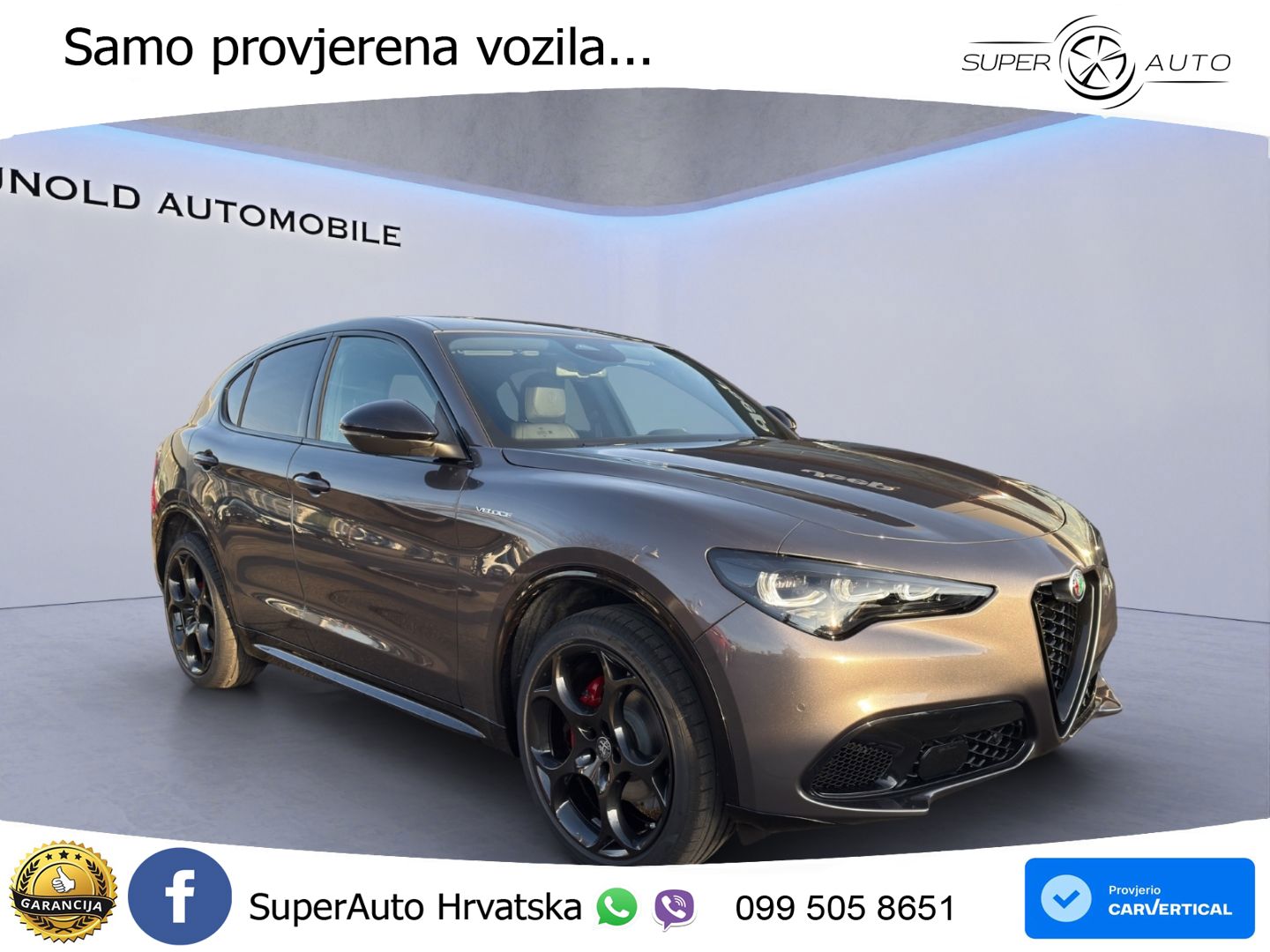 Alfa Romeo Stelvio 2.0 Turbo (280 KS) Q4 Automatic LED+GR SJED+ACC
