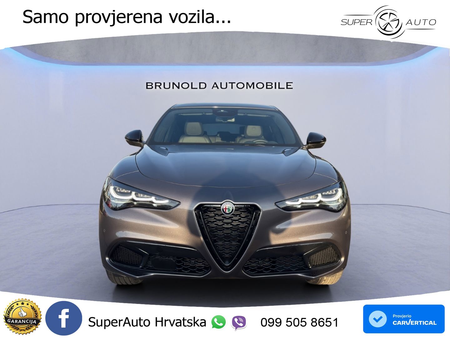 Alfa Romeo Stelvio 2.0 Turbo (280 KS) Q4 Automatic LED+GR SJED+ACC
