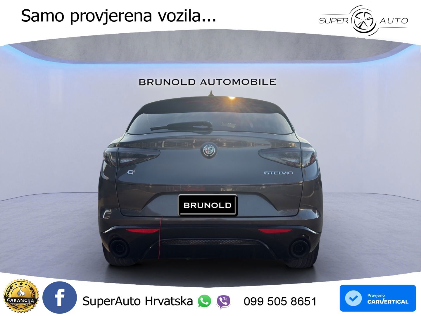 Alfa Romeo Stelvio 2.0 Turbo (280 KS) Q4 Automatic LED+GR SJED+ACC