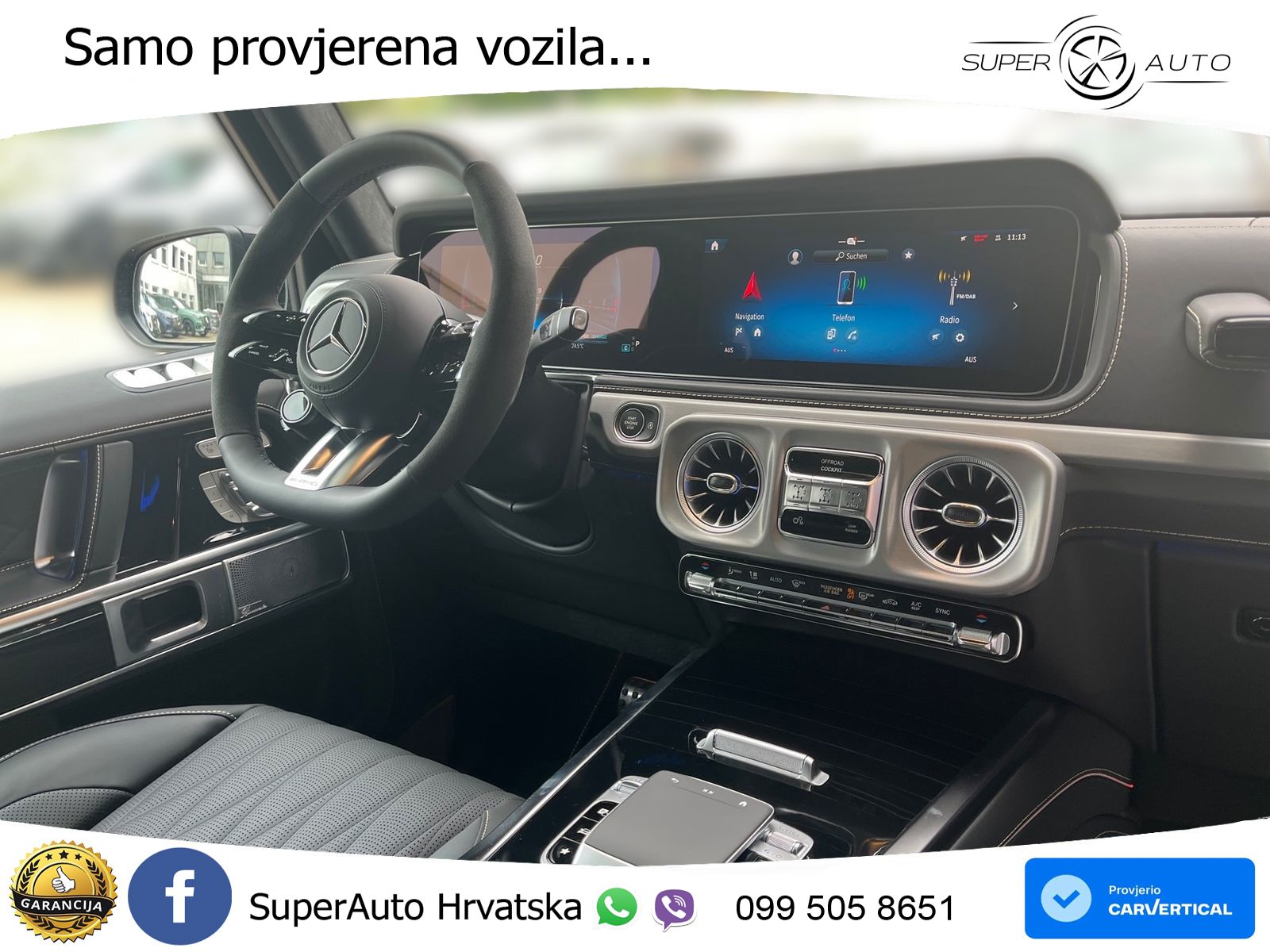 Mercedes AMG G 63 Long V8 (585 KS) 4MATIC 9G-TRONIC AMG SPEEDSHIFT TCT