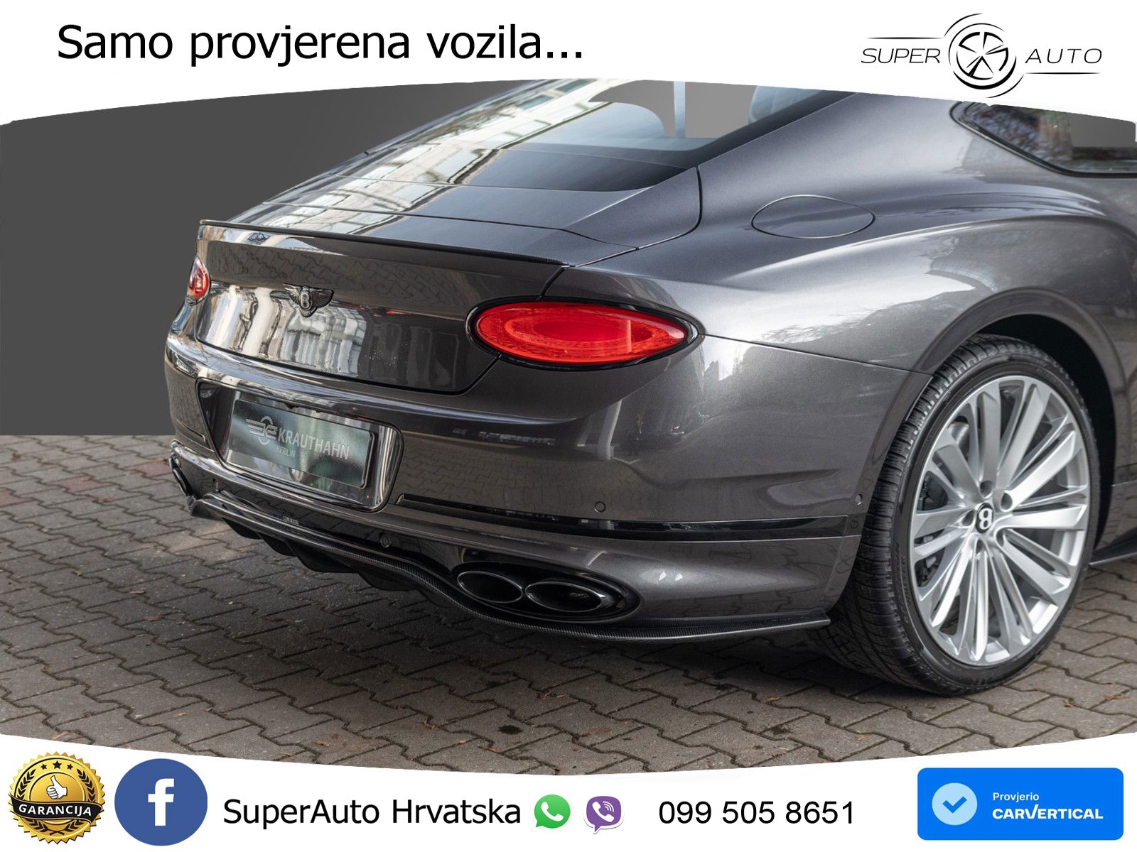 Bentley Continental GT III 4.0 V8 (550 KS) AWD Automatic LED+GR SJED+ACC