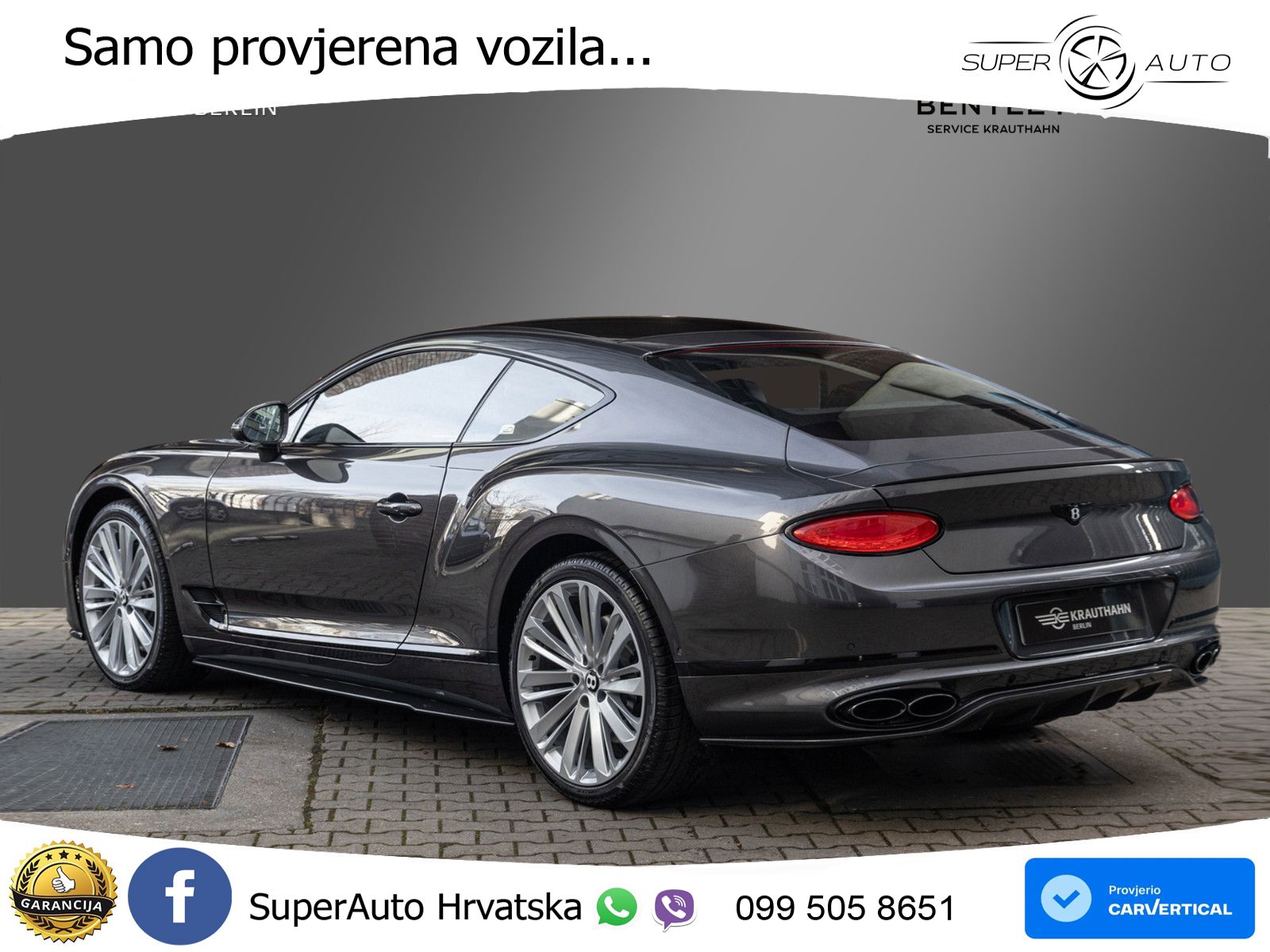 Bentley Continental GT III 4.0 V8 (550 KS) AWD Automatic LED+GR SJED+ACC