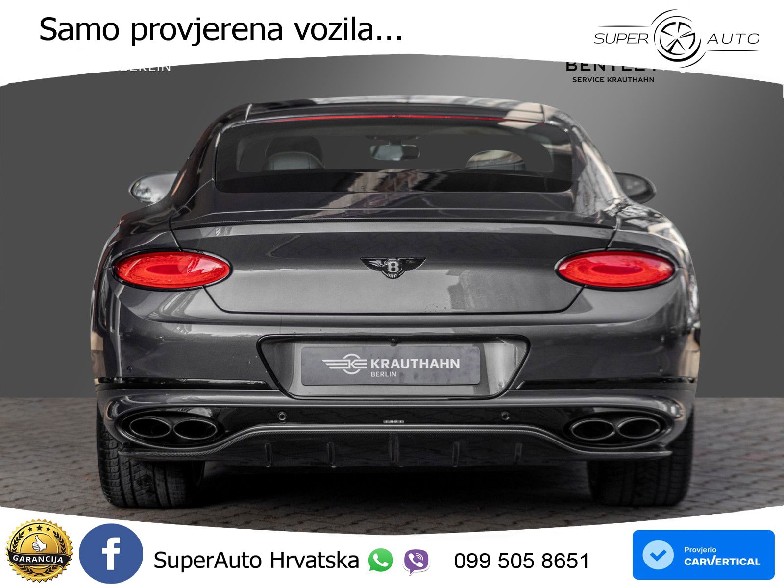 Bentley Continental GT III 4.0 V8 (550 KS) AWD Automatic LED+GR SJED+ACC