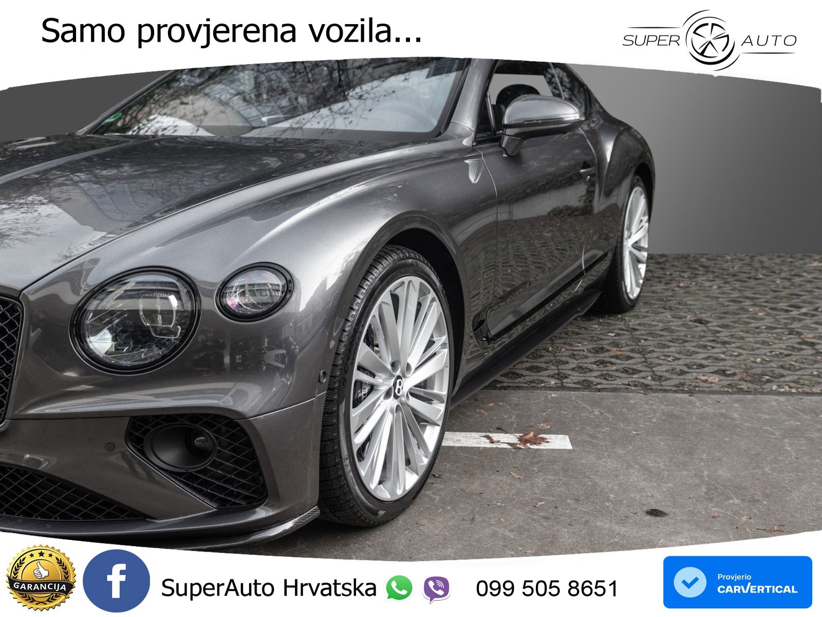 Bentley Continental GT III 4.0 V8 (550 KS) AWD Automatic LED+GR SJED+ACC