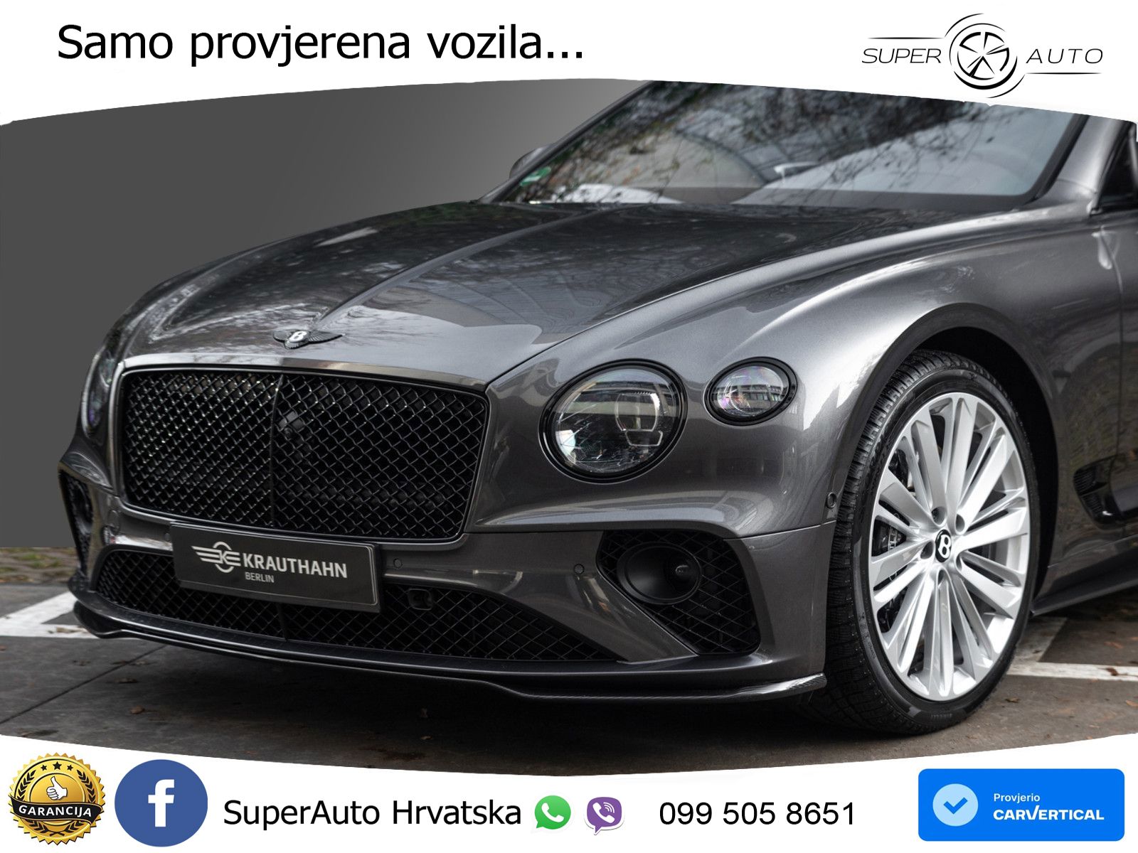 Bentley Continental GT III 4.0 V8 (550 KS) AWD Automatic LED+GR SJED+ACC
