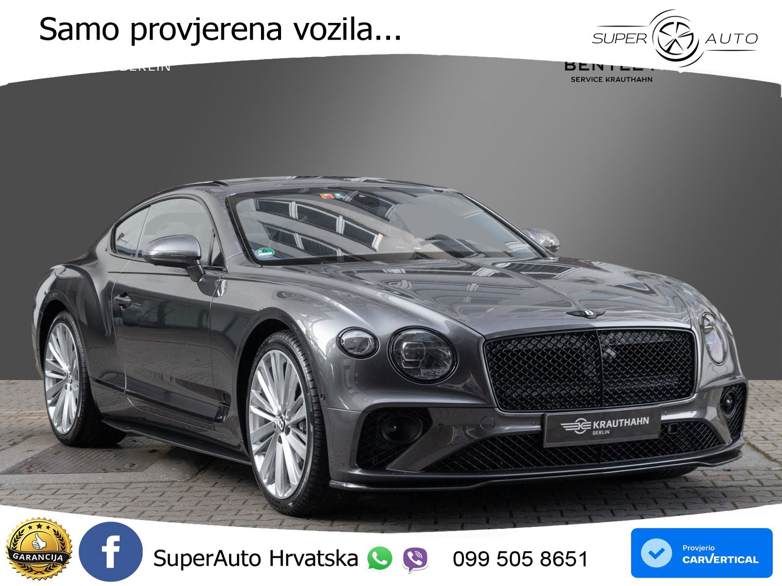 Bentley Continental GT III 4.0 V8 (550 KS) AWD Automatic LED+GR SJED+ACC