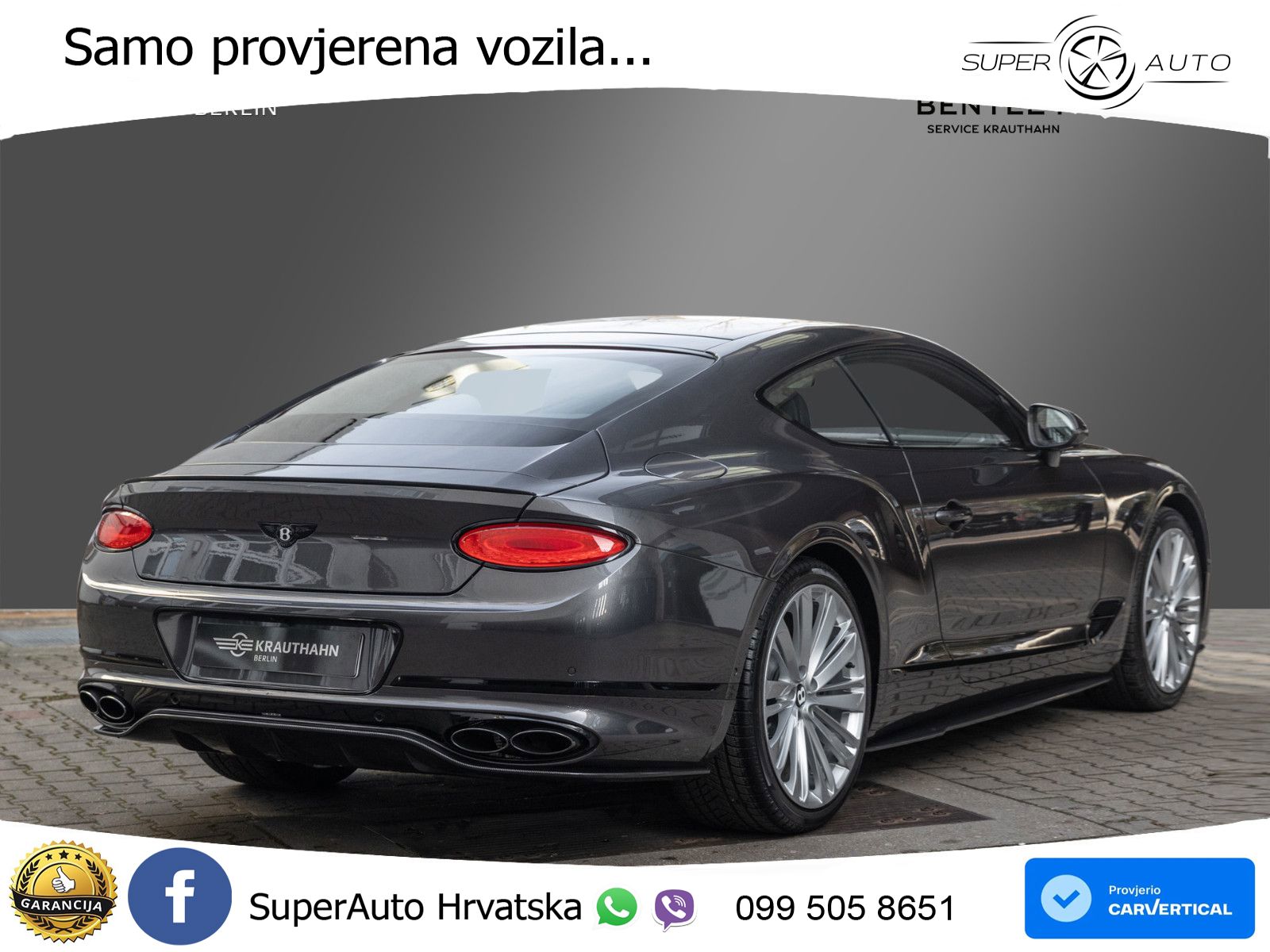 Bentley Continental GT III 4.0 V8 (550 KS) AWD Automatic LED+GR SJED+ACC