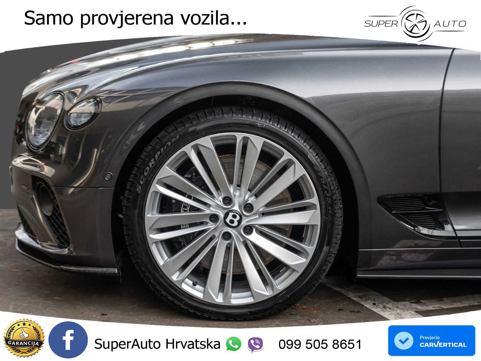 Bentley Continental GT III 4.0 V8 (550 KS) AWD Automatic LED+GR SJED+ACC