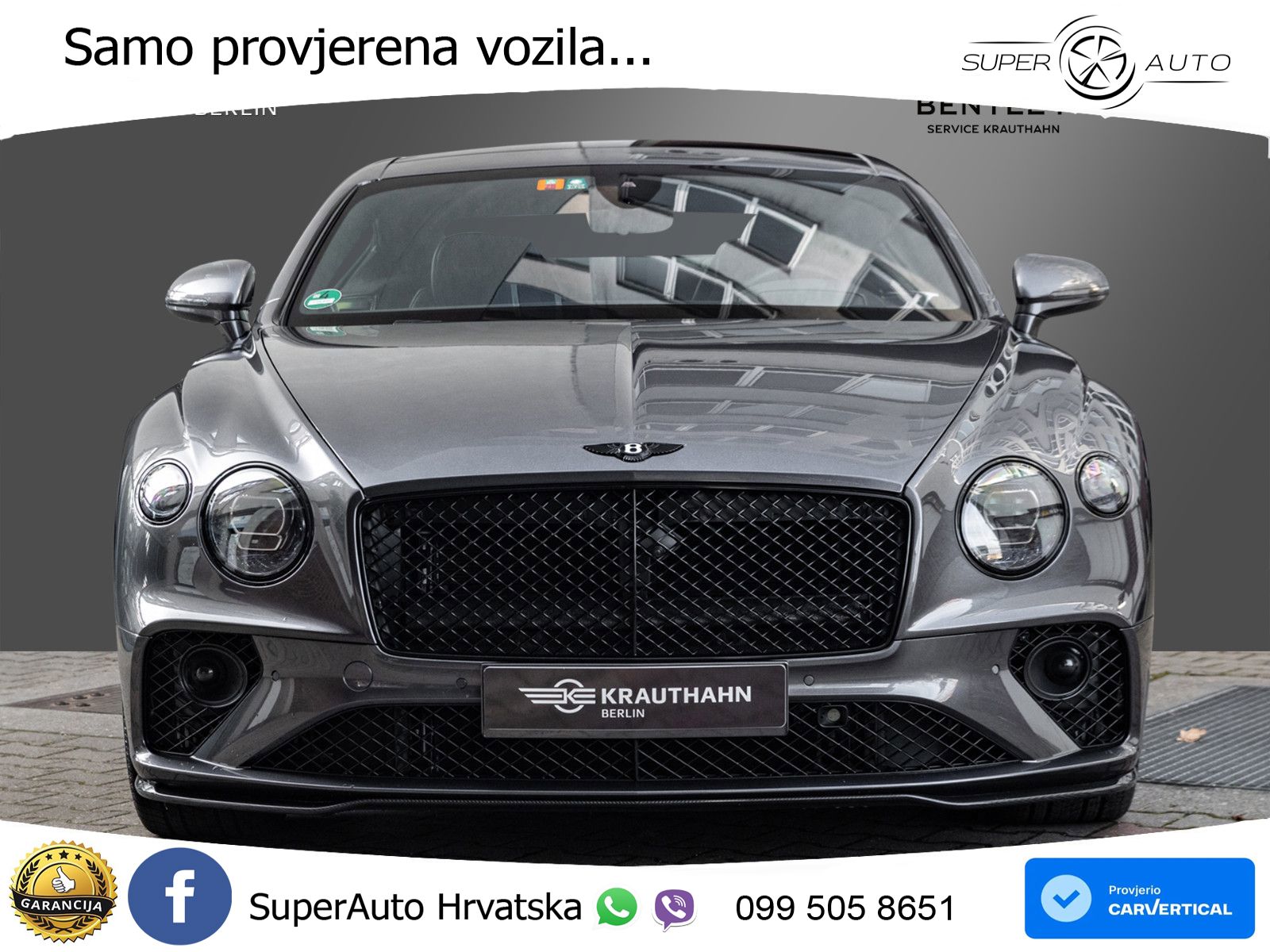 Bentley Continental GT III 4.0 V8 (550 KS) AWD Automatic LED+GR SJED+ACC