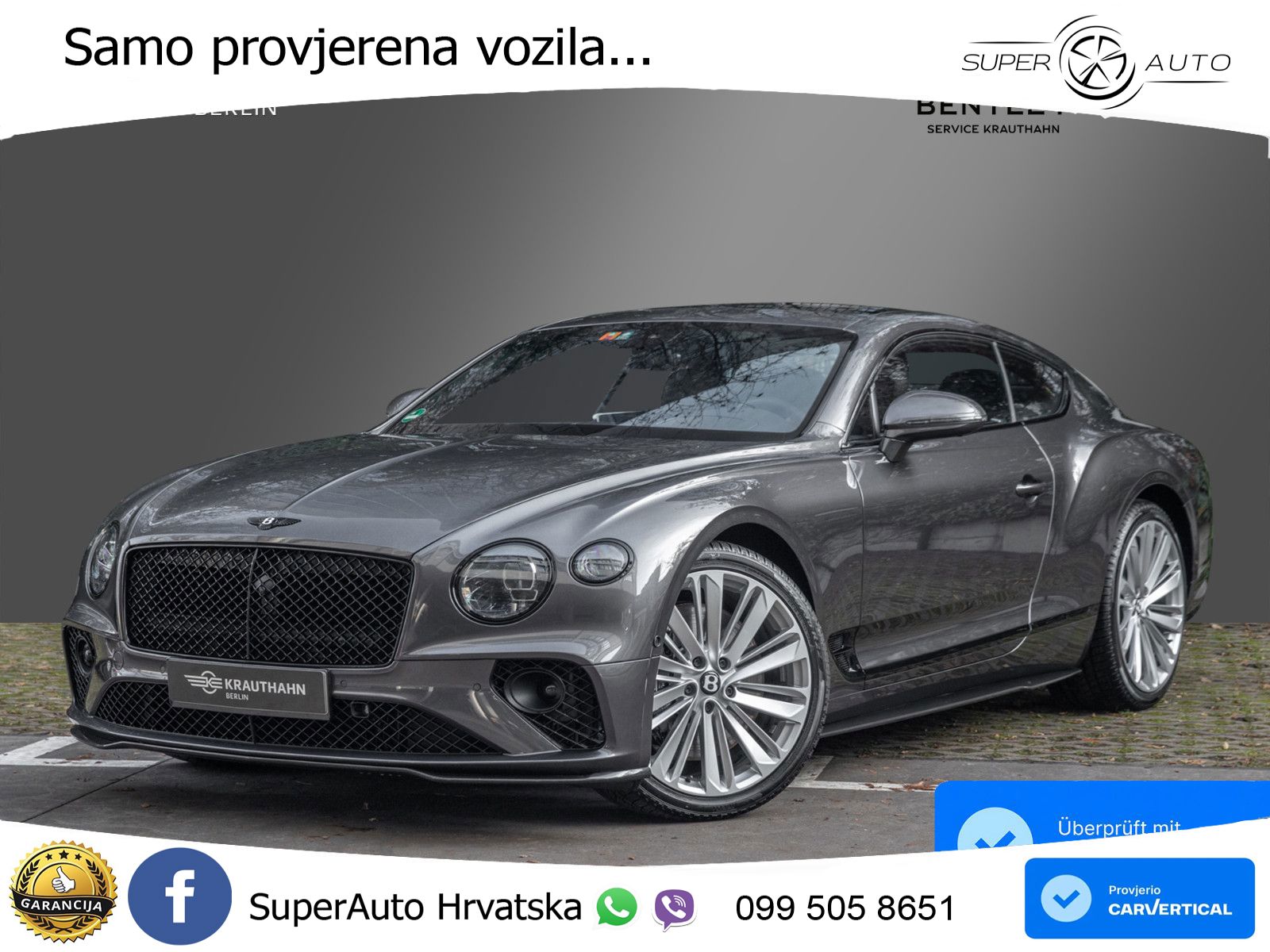 Bentley Continental GT III 4.0 V8 (550 KS) AWD Automatic LED+GR SJED+ACC