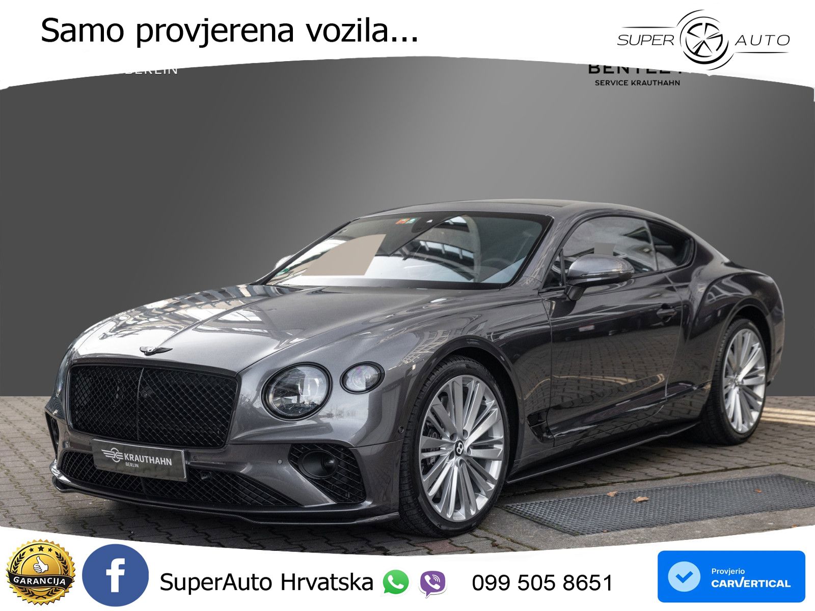 Bentley Continental GT III 4.0 V8 (550 KS) AWD Automatic LED+GR SJED+ACC