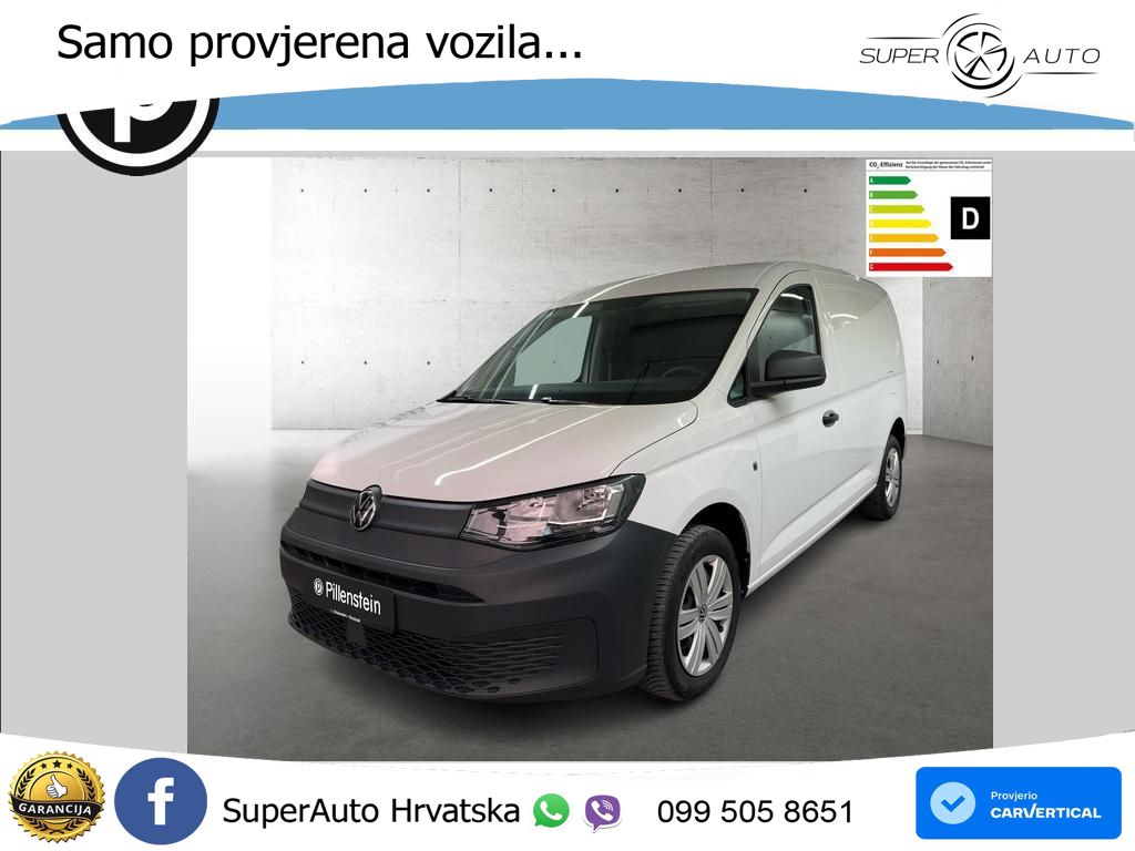 Volkswagen Caddy Cargo MAXI TDI KLIMA+NAVI-APP+PDC+TEMP 102 KS
