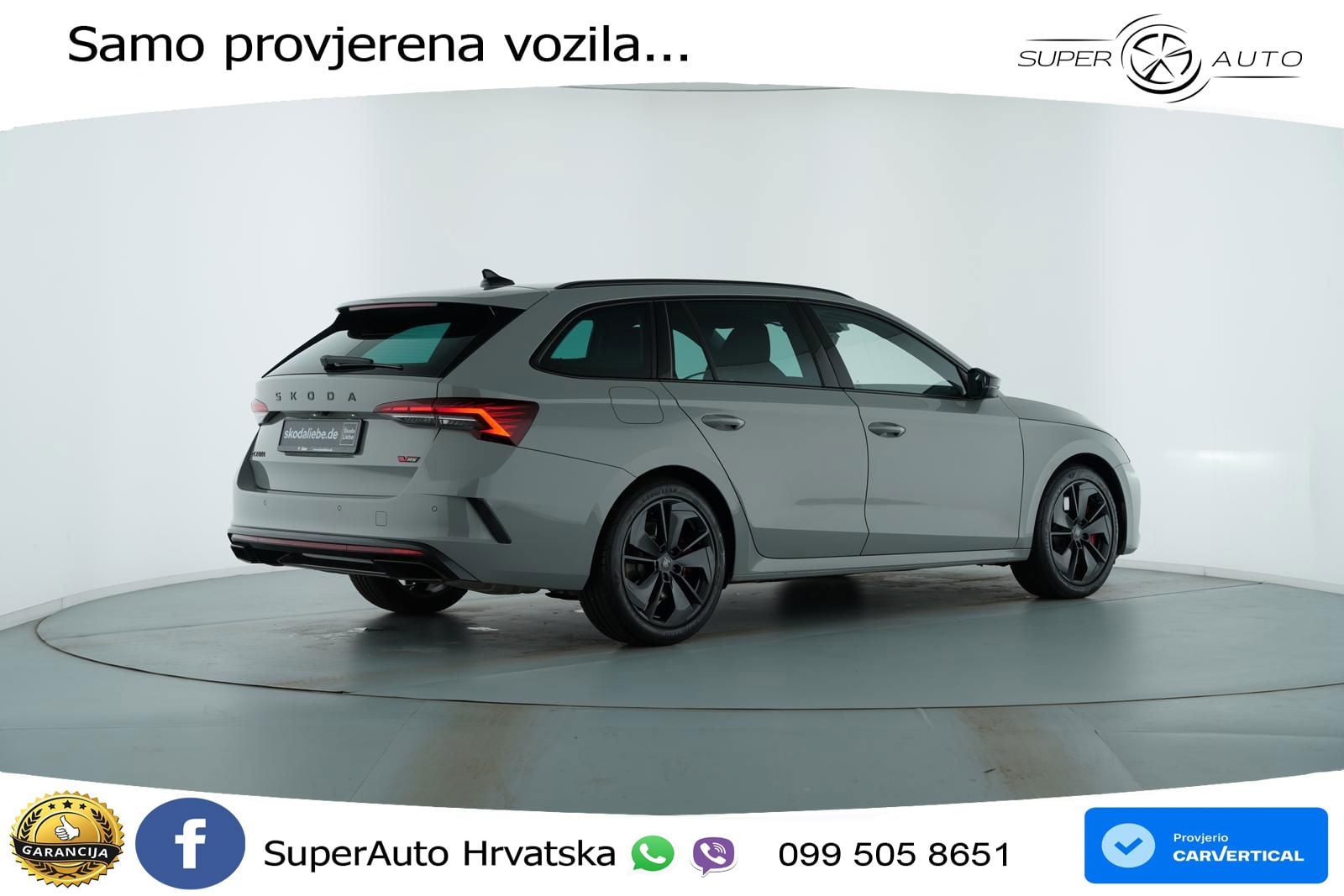 Škoda Octavia Combi RS 2.0 TSI (265 KS) DSG MATRIX+GR SJED+KAM