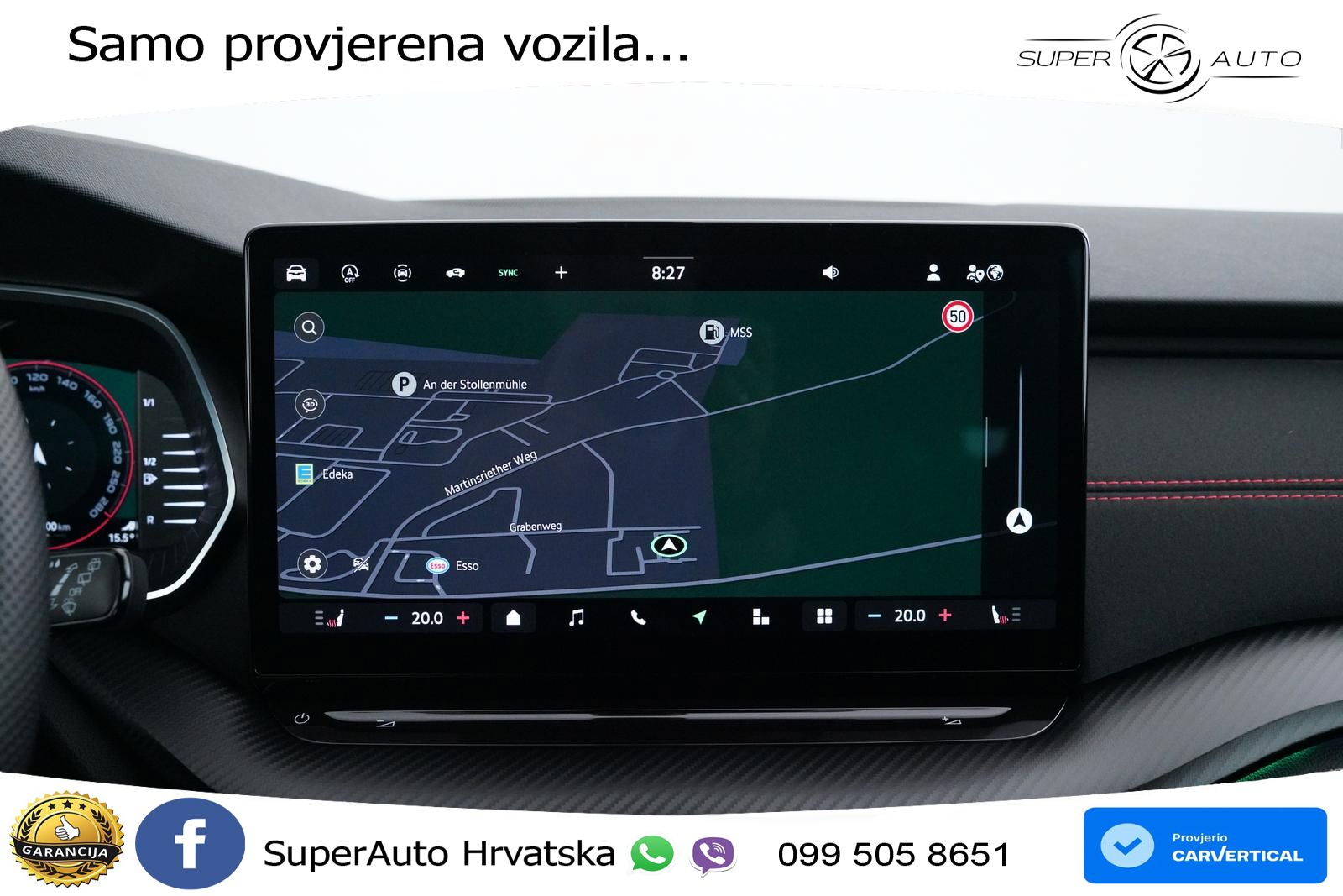 Škoda Octavia Combi RS 2.0 TSI (265 KS) DSG MATRIX+GR SJED+KAM