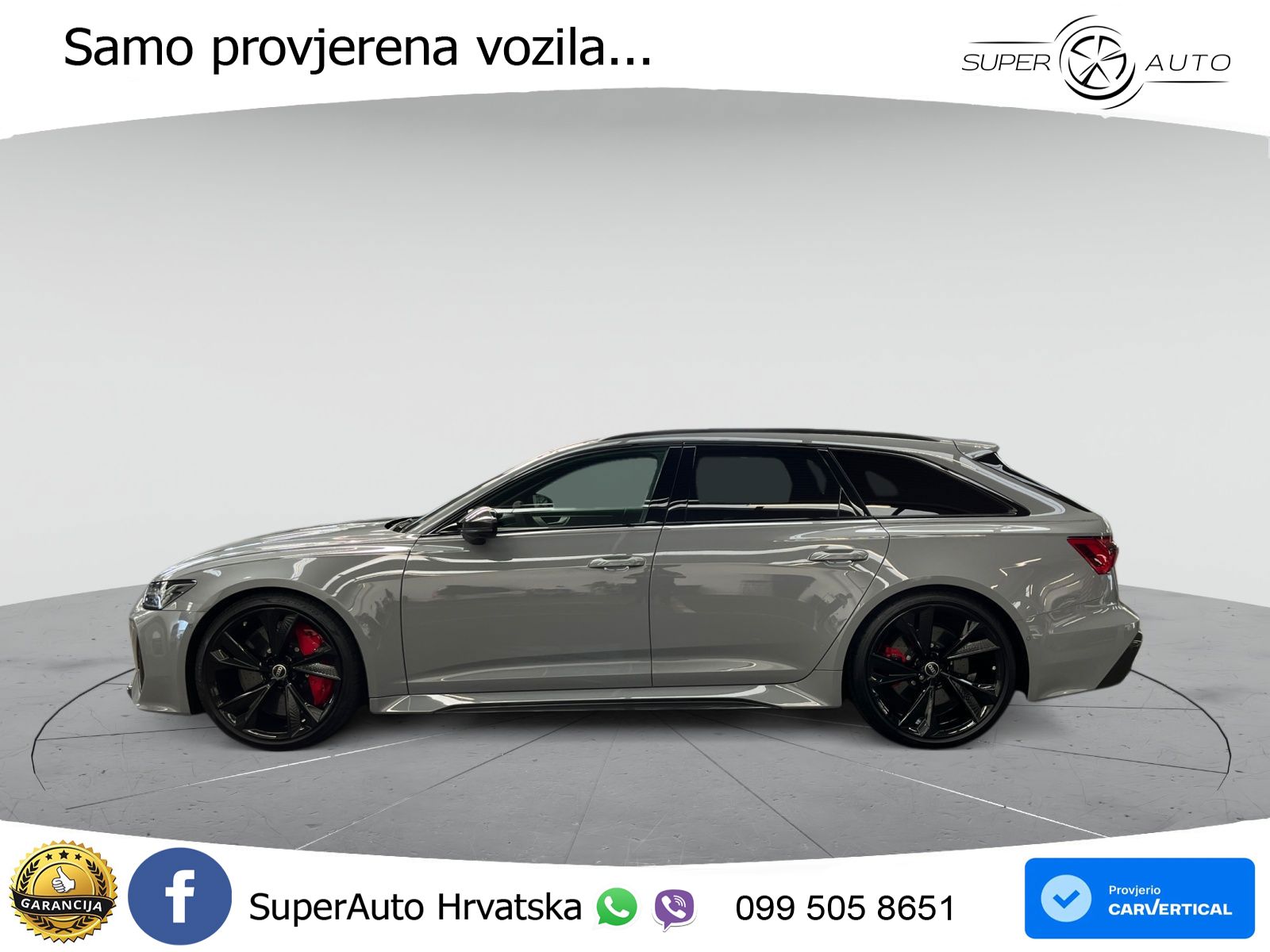 Audi RS6 Avant 4.0 TFSI V8 performance (630 KS)  quattro tiptronic LED+GR SJED+ACC