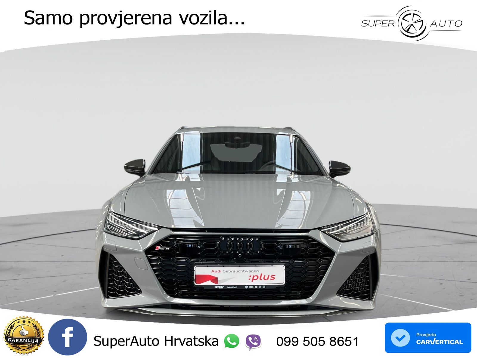 Audi RS6 Avant 4.0 TFSI V8 performance (630 KS)  quattro tiptronic LED+GR SJED+ACC