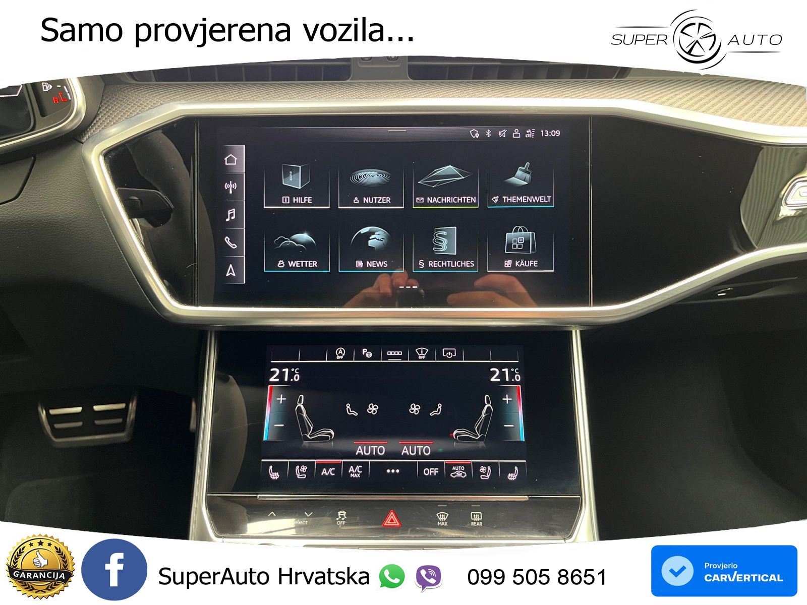 Audi RS6 Avant 4.0 TFSI V8 performance (630 KS)  quattro tiptronic LED+GR SJED+ACC