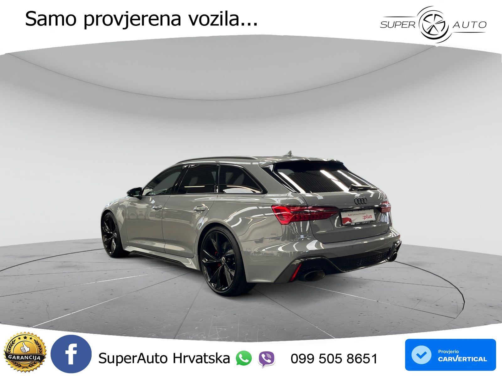 Audi RS6 Avant 4.0 TFSI V8 performance (630 KS)  quattro tiptronic LED+GR SJED+ACC