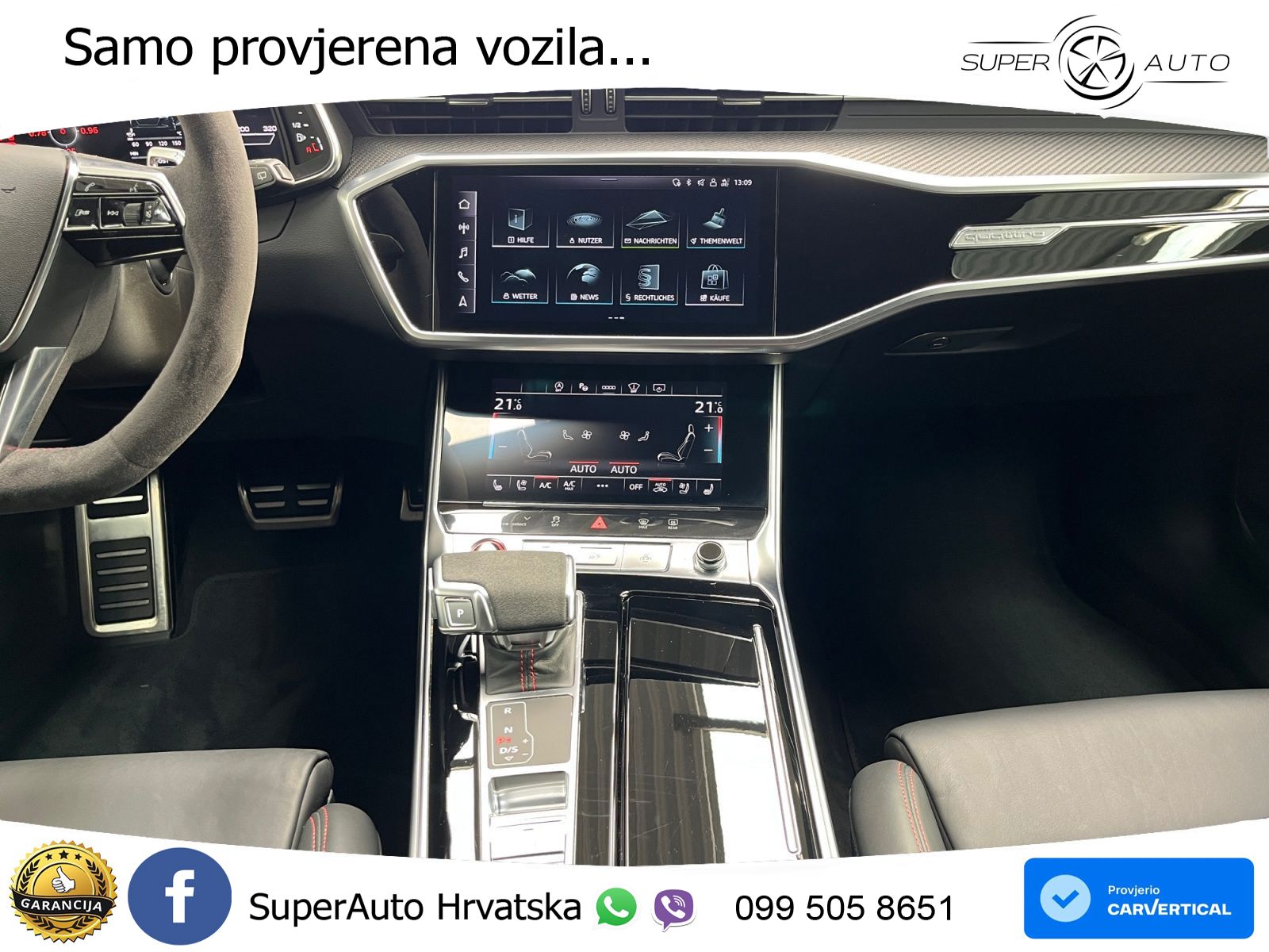 Audi RS6 Avant 4.0 TFSI V8 performance (630 KS)  quattro tiptronic LED+GR SJED+ACC