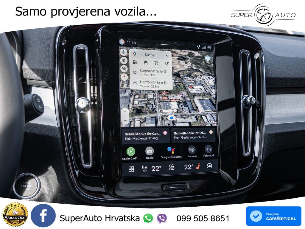 Volvo XC40 2.0 B4 197 KS Automatic ACC+GR SJED+360+PANO