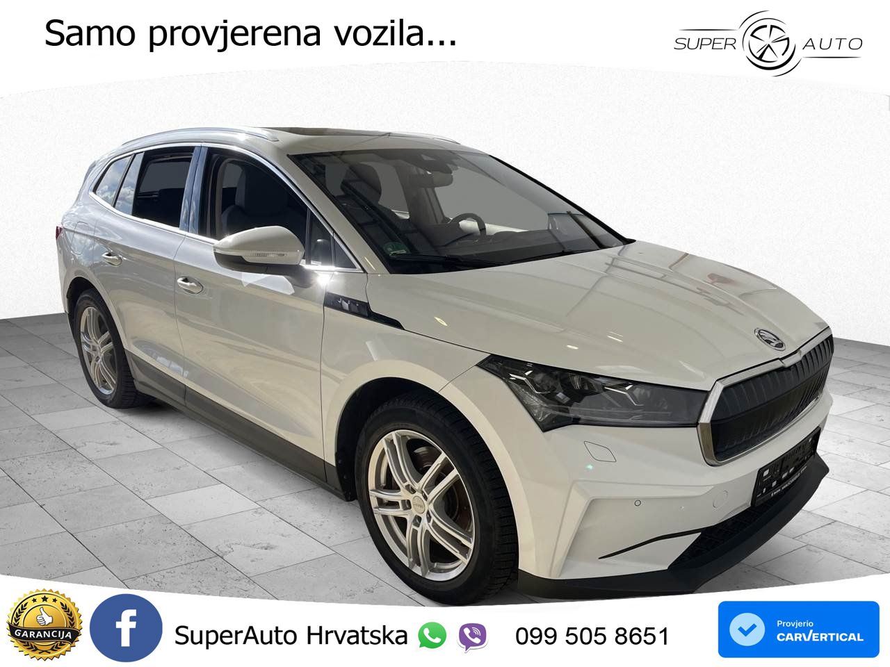 Škoda Enyaq iV 80x 82 kWh (265 KS) AWD Lounge LED+GR SJED+ACC