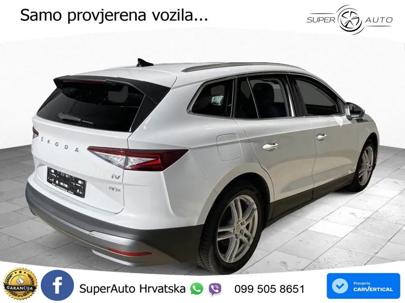 Škoda Enyaq iV 80x 82 kWh (265 KS) AWD Lounge LED+GR SJED+ACC