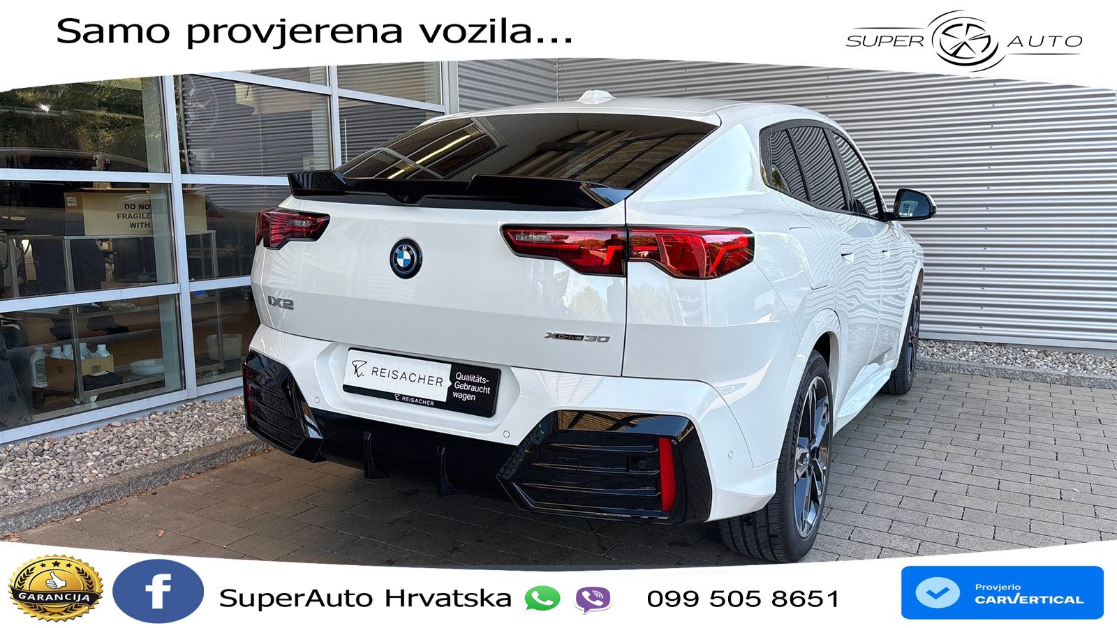 BMW iX2 66.5 kWh (313 KS) xDrive30 M Sport LED+GR SJED+ACC