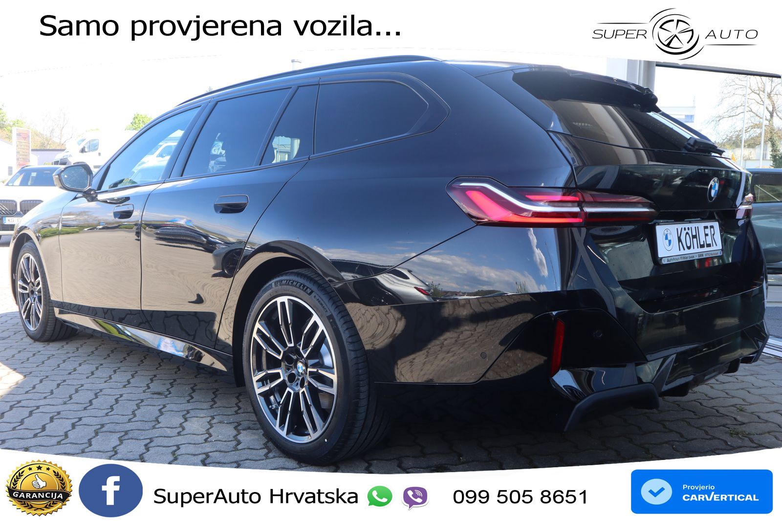 BMW 520d Touring (197 KS) xDrive Steptronic M Sport LED+GR SJED+ACC