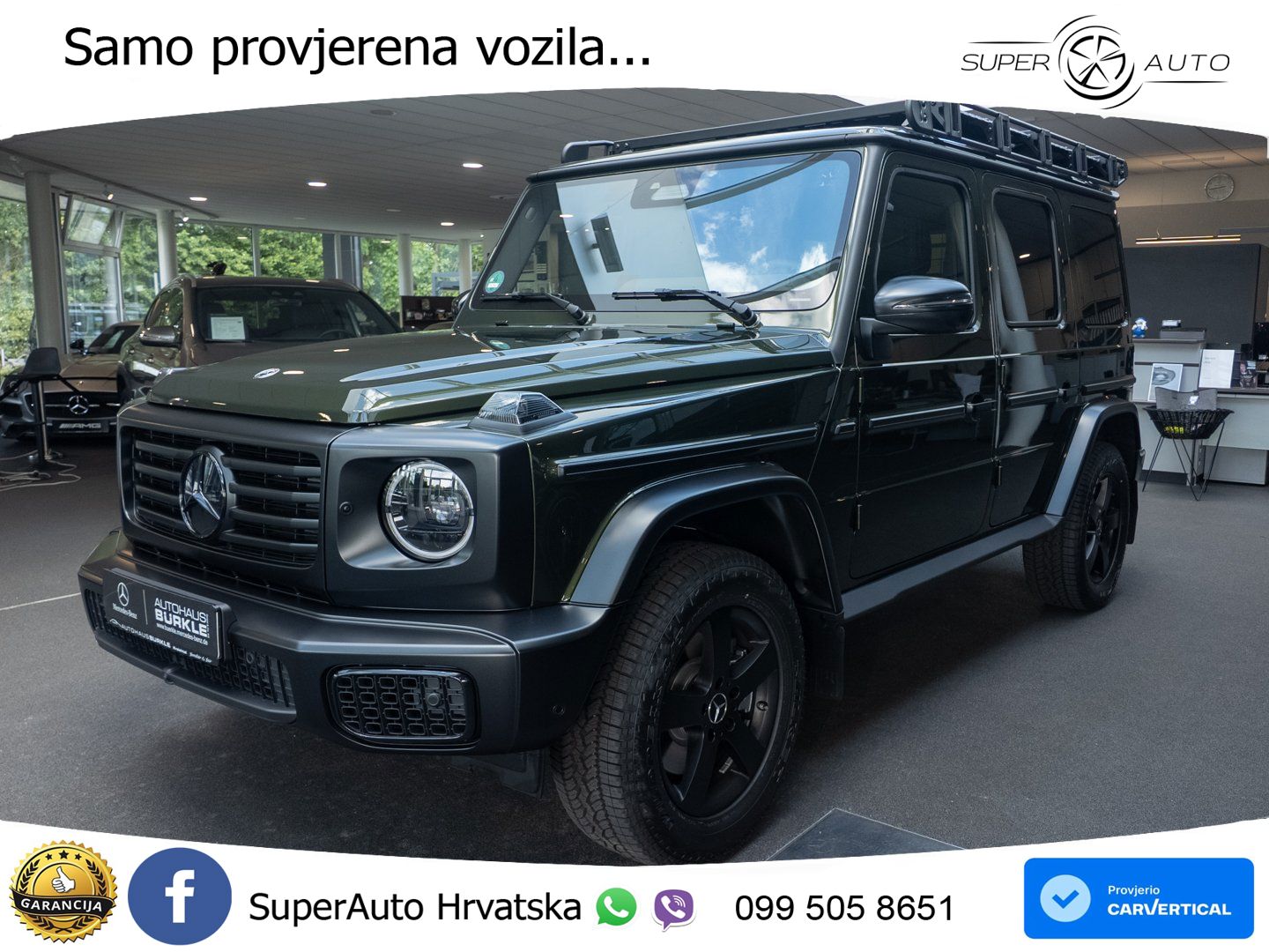 Mercedes G 450d Long (367 KS) 4MATIC 9G-TRONIC LED+GR SJED+ACC