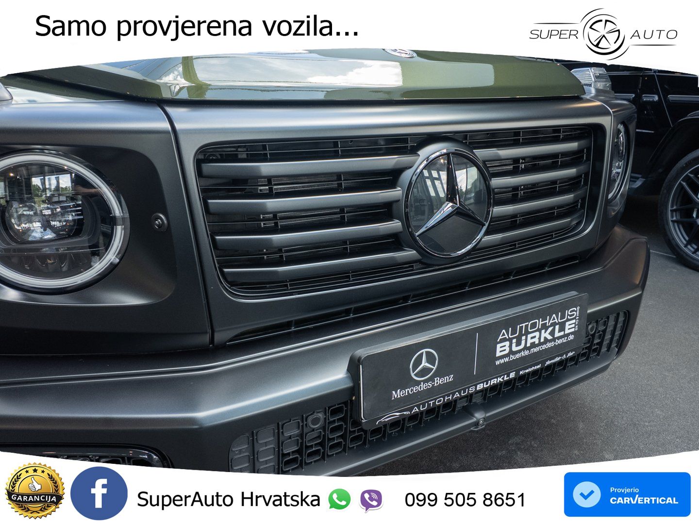 Mercedes G 450d Long (367 KS) 4MATIC 9G-TRONIC LED+GR SJED+ACC